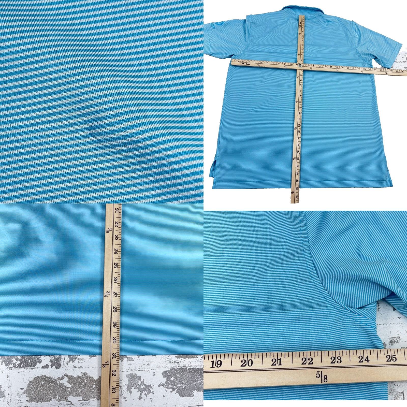 Peter Millar Peter Millar Polo Shirt Men XL Blue Summer Comfort Performance Crown Golf A77 Size US XL / EU 56 / 4 - 8 Thumbnail