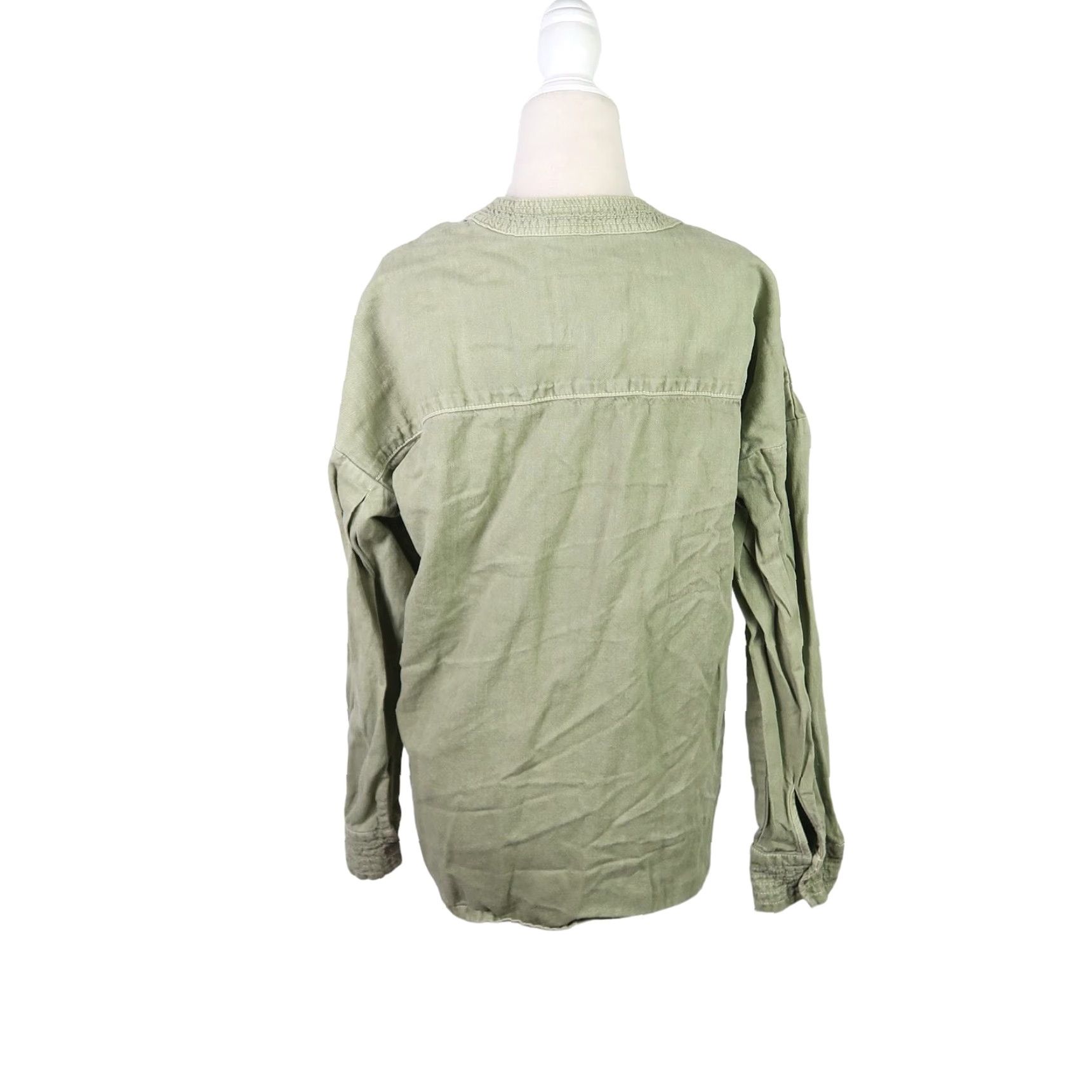 Zara VINTAGE Zara olive green jacket Womens S Size S / US 4 / IT 40 - 4 Thumbnail