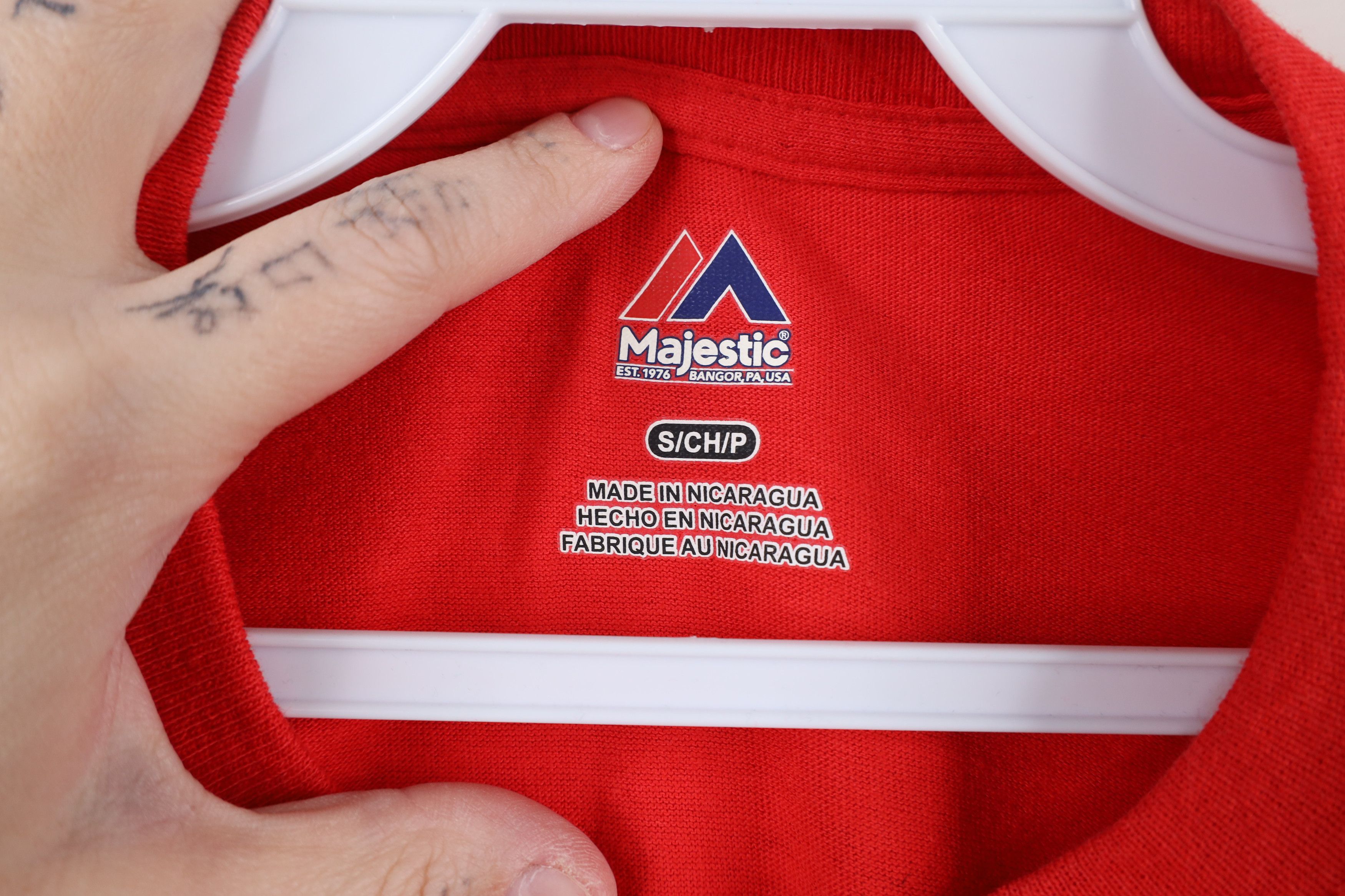 Majestic × Vintage Majestic Spell Chicago Fire Soccer Short Sleeve T-Shirt Red Size US S / EU 44-46 / 1 - 9 Thumbnail