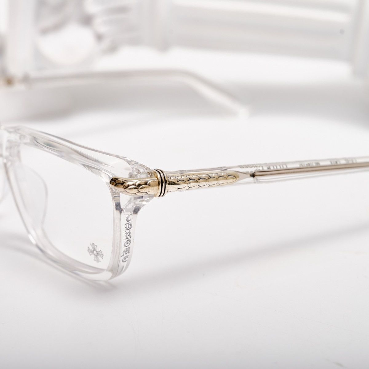 Chrome Hearts CHROME HEARTS LITTLE DINGER CRYSTAL GLASSES Size ONE SIZE - 3 Thumbnail