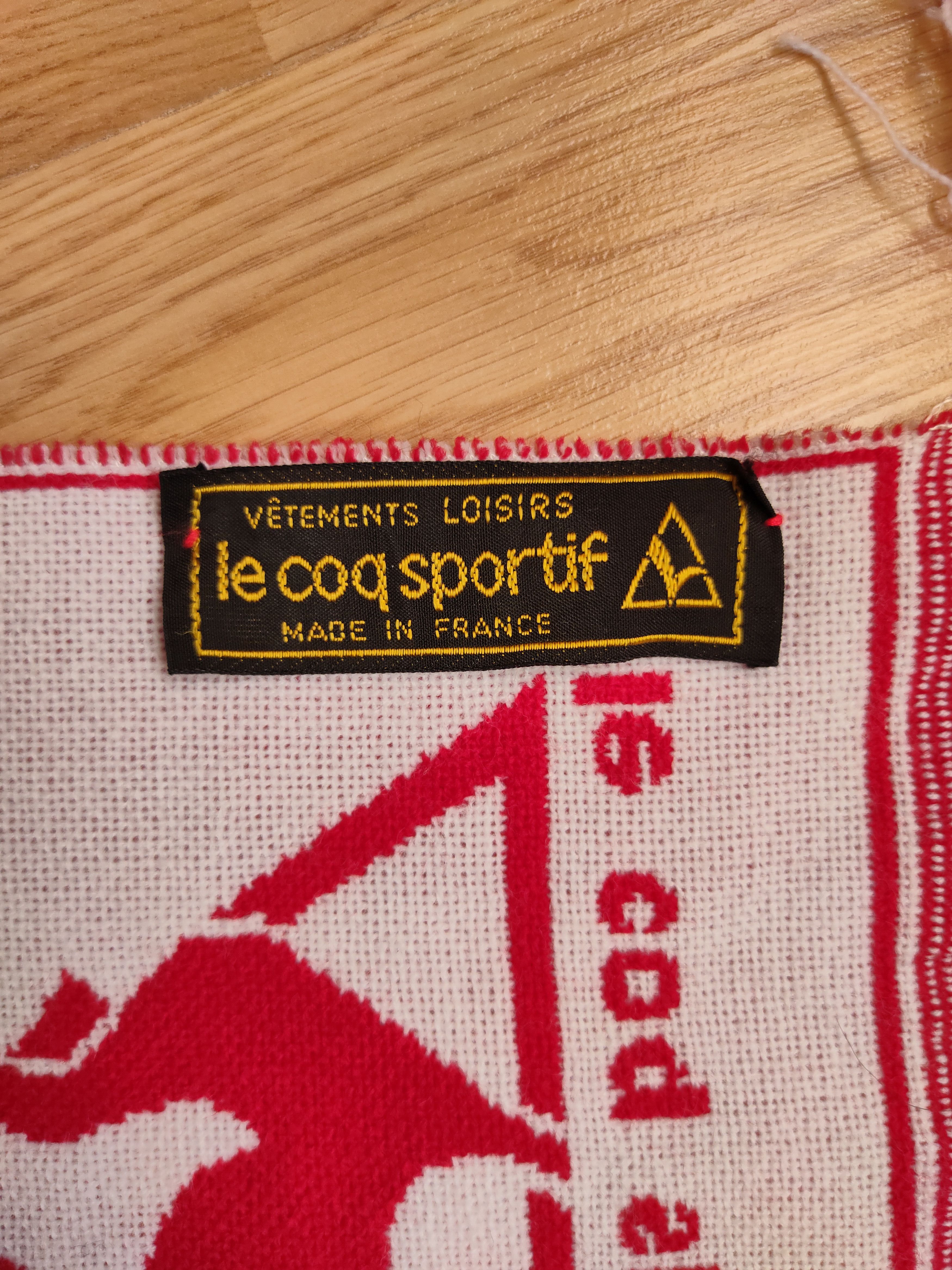 Le Coq Sportif Vintage scarf Le Coq Sportif A.S. Monaco Vetements Loisirs Size ONE SIZE - 2 Thumbnail