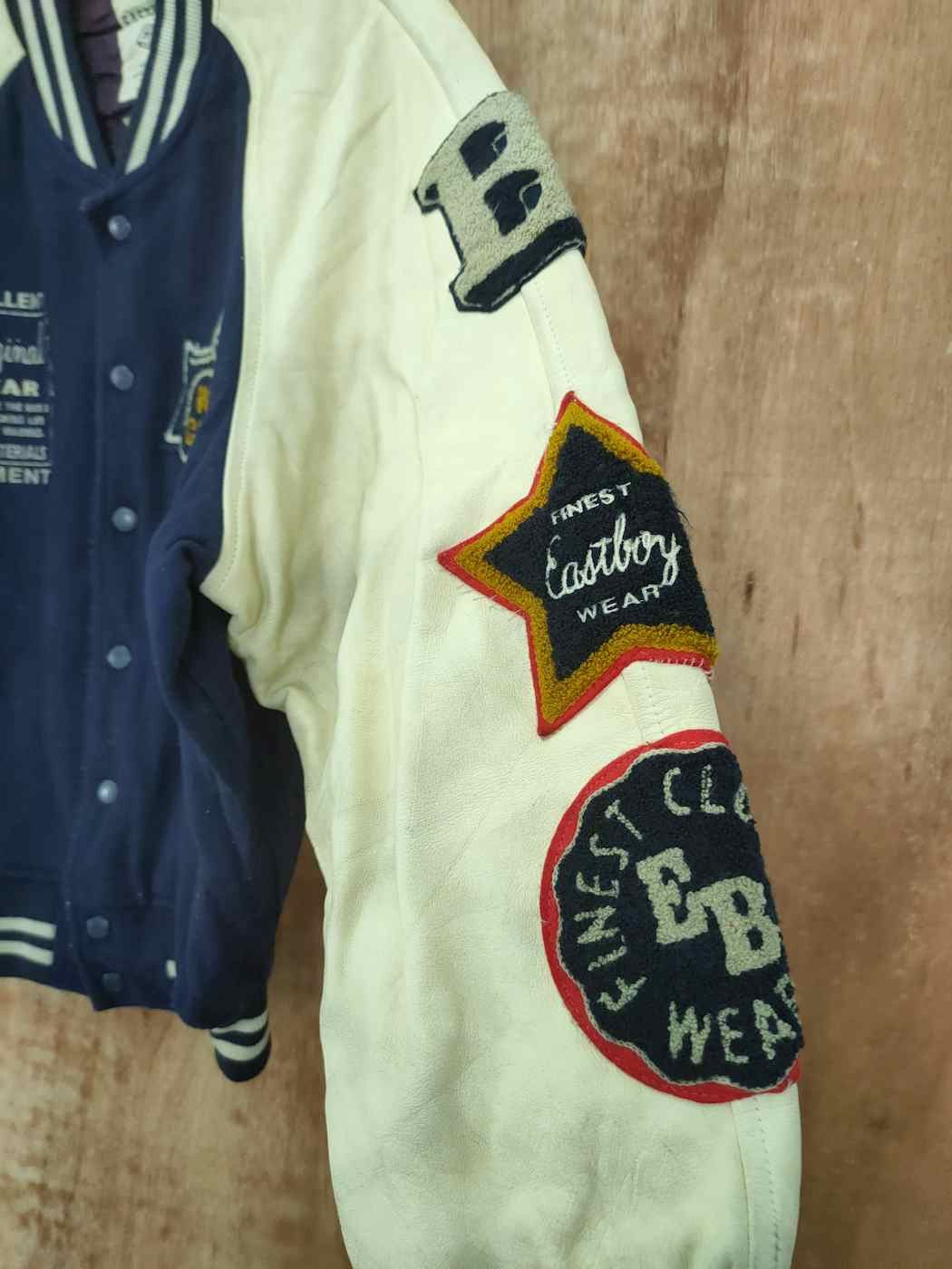 Vintage Eastboy japan varsity jacket wool leather vintage #4205DLAL Size US M / EU 48-50 / 2 - 17 Thumbnail