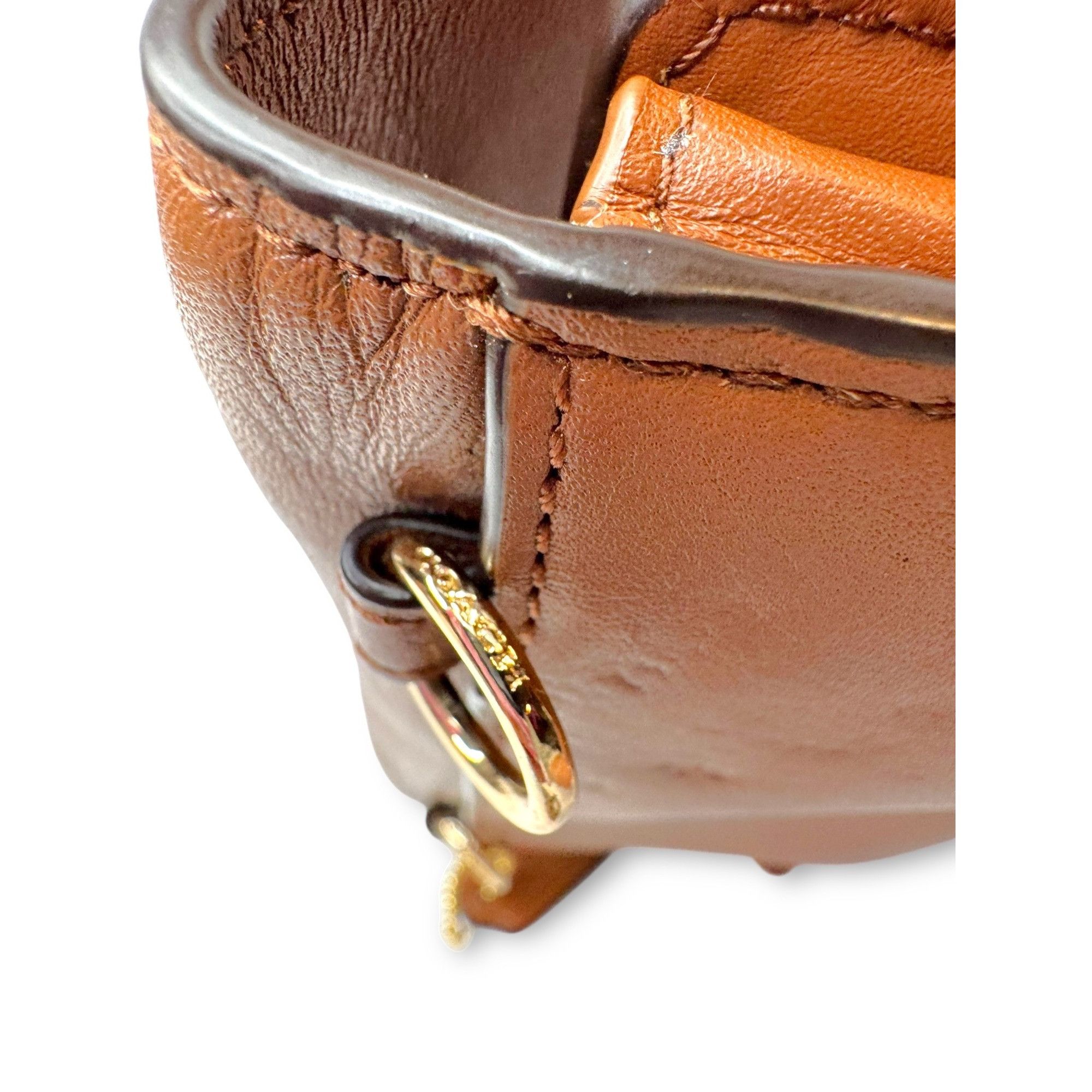 Coach Coach Brown Leather Wallet Purse Phone Holder Removable Stra Size ONE SIZE - 12 Thumbnail