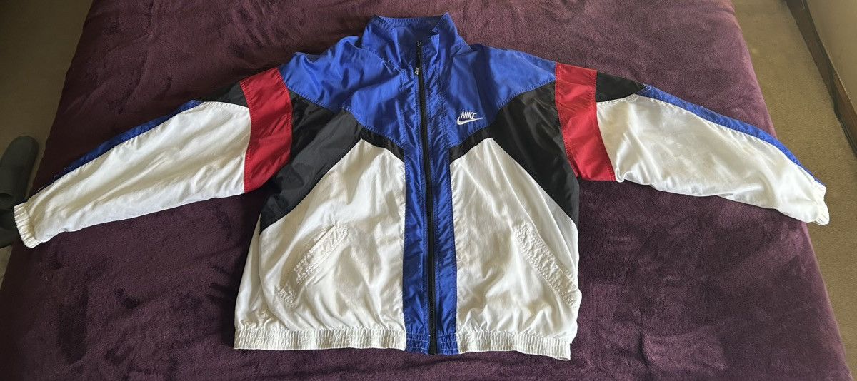 Nike Rare Vintage 80s 90s Nike Windbreaker Track Jacket XL Nylon Size US XL / EU 56 / 4 - 1 Thumbnail