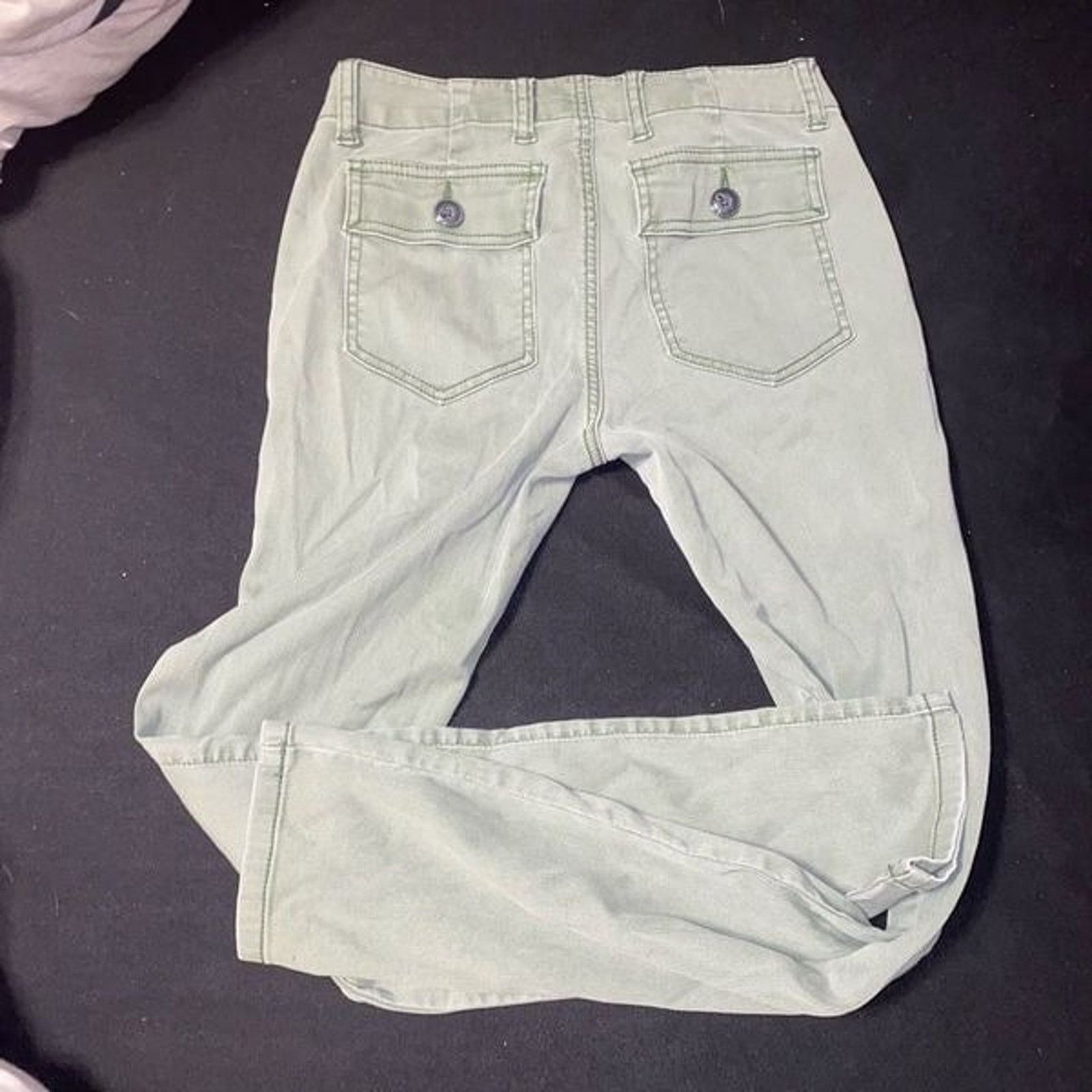 Anthropologie CAbi Green Quest Cord Mid-Rise Classic Jeans Pants Size 4 Size 27" / US 4 / IT 40 - 5 Thumbnail