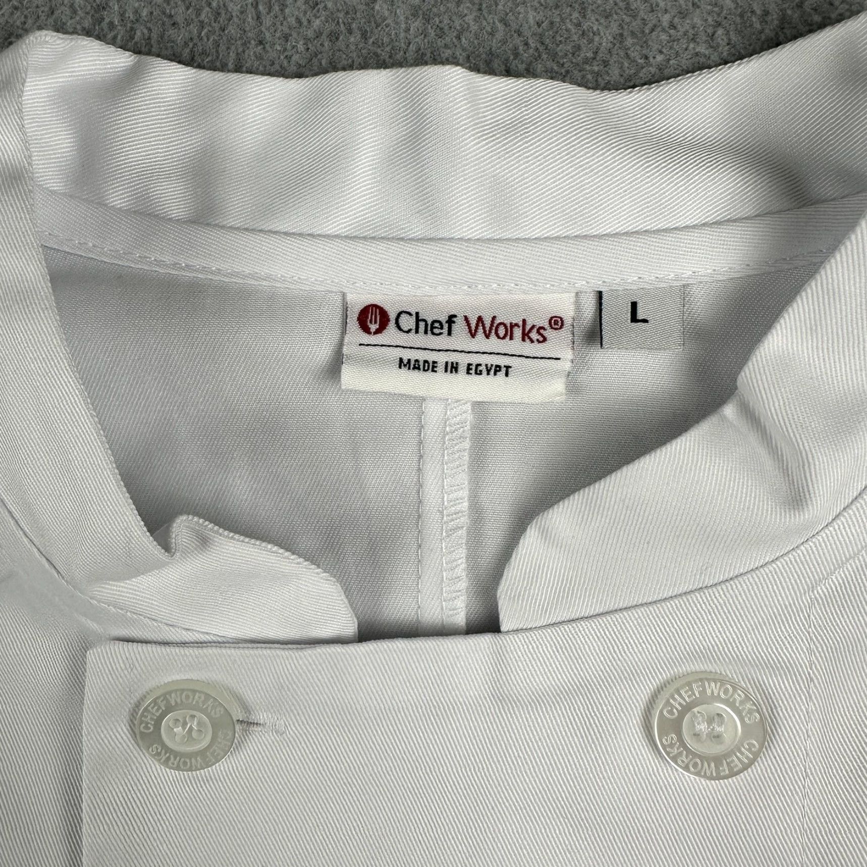 Doublet Chef Works Mens Large White Double Breasted Chef Coat Jacket NWT L Size US L / EU 52-54 / 3 - 2 Thumbnail