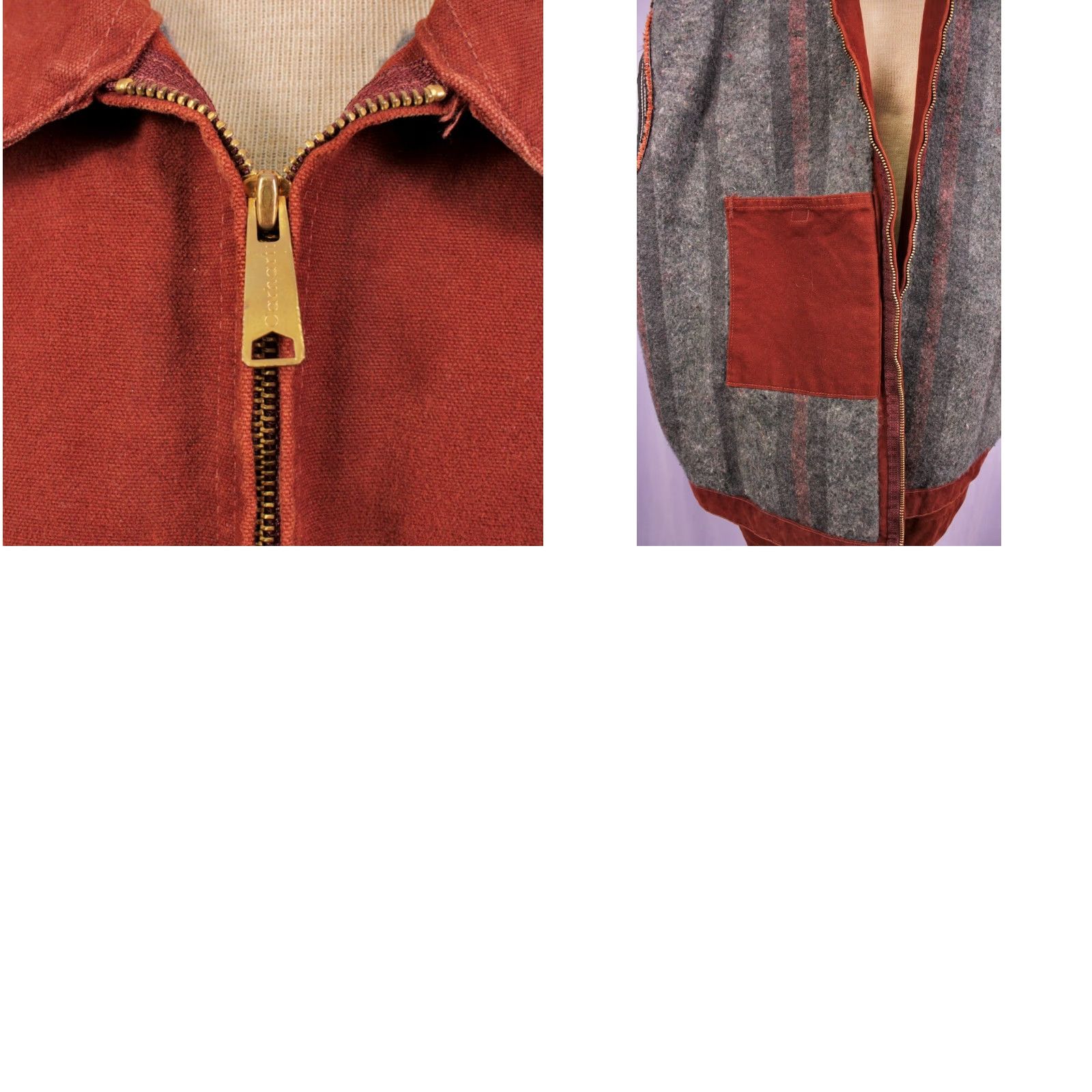Carhartt VINTAGE Carhartt Jacket 90s Detroit Dark Red Canvas Chore XXL Mens D146 CLY Size US XXL / EU 58 / 5 - 8 Thumbnail