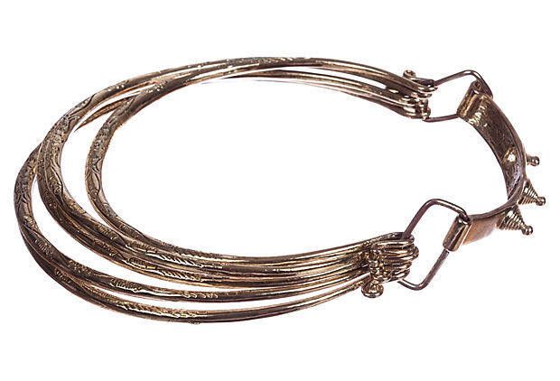 Designer Miao-Inspired Gold Plated Costume Necklace Size ONE SIZE - 4 Thumbnail