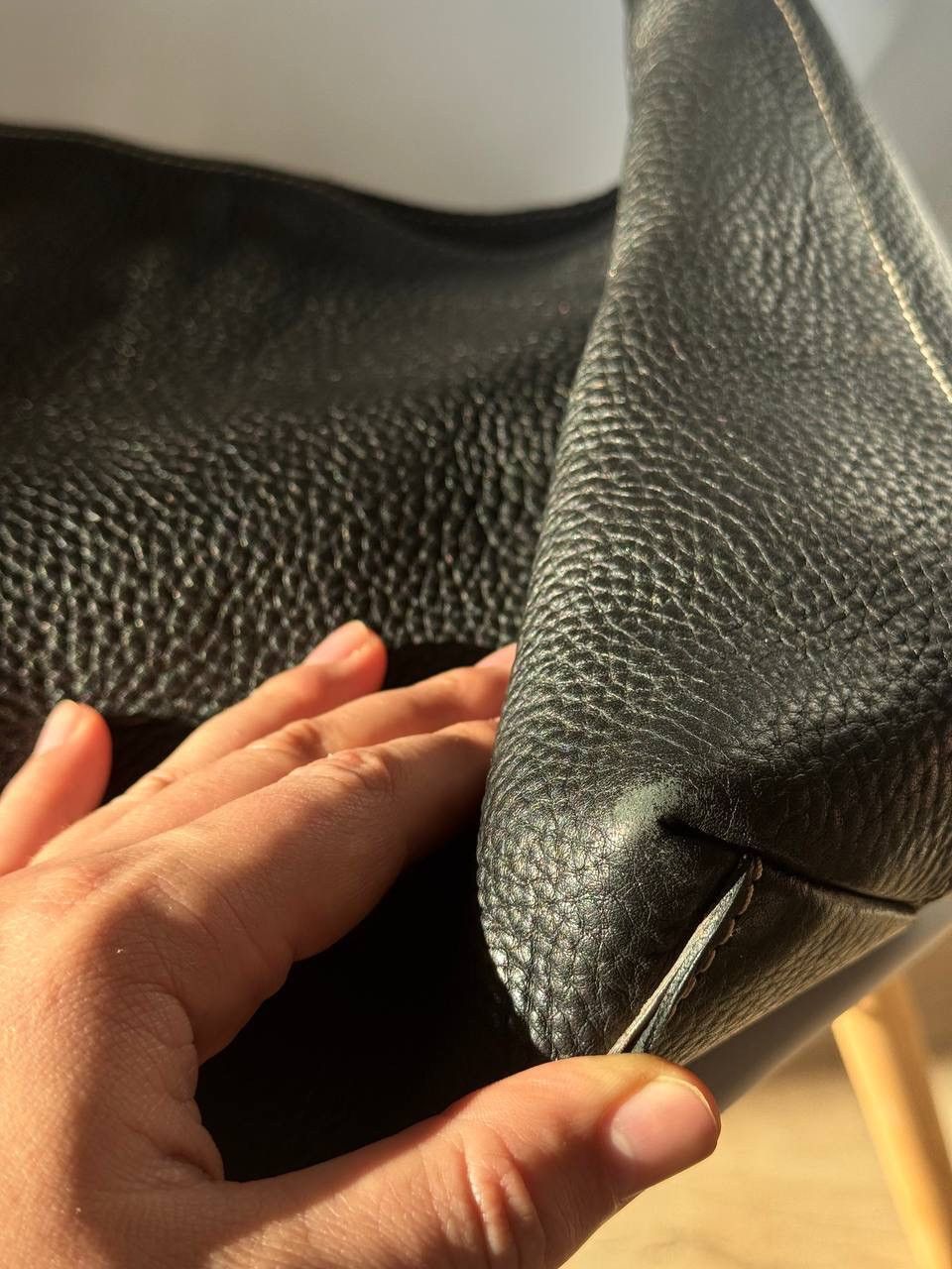 Jil Sander Jil Sander Nappa Leather Slouchy Hobo Bag Minimalist Luxury Size ONE SIZE - 3 Thumbnail