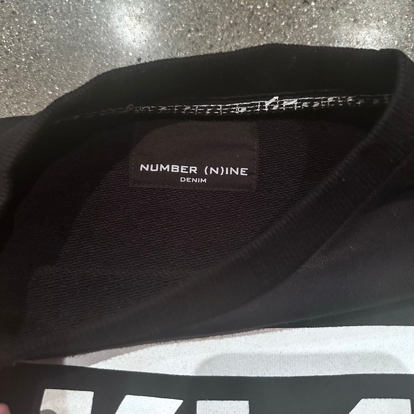 Number (N)ine number (n)ine denim graphic nine inch nails logo sweatshirt Size US L / EU 52-54 / 3 - 2 Thumbnail