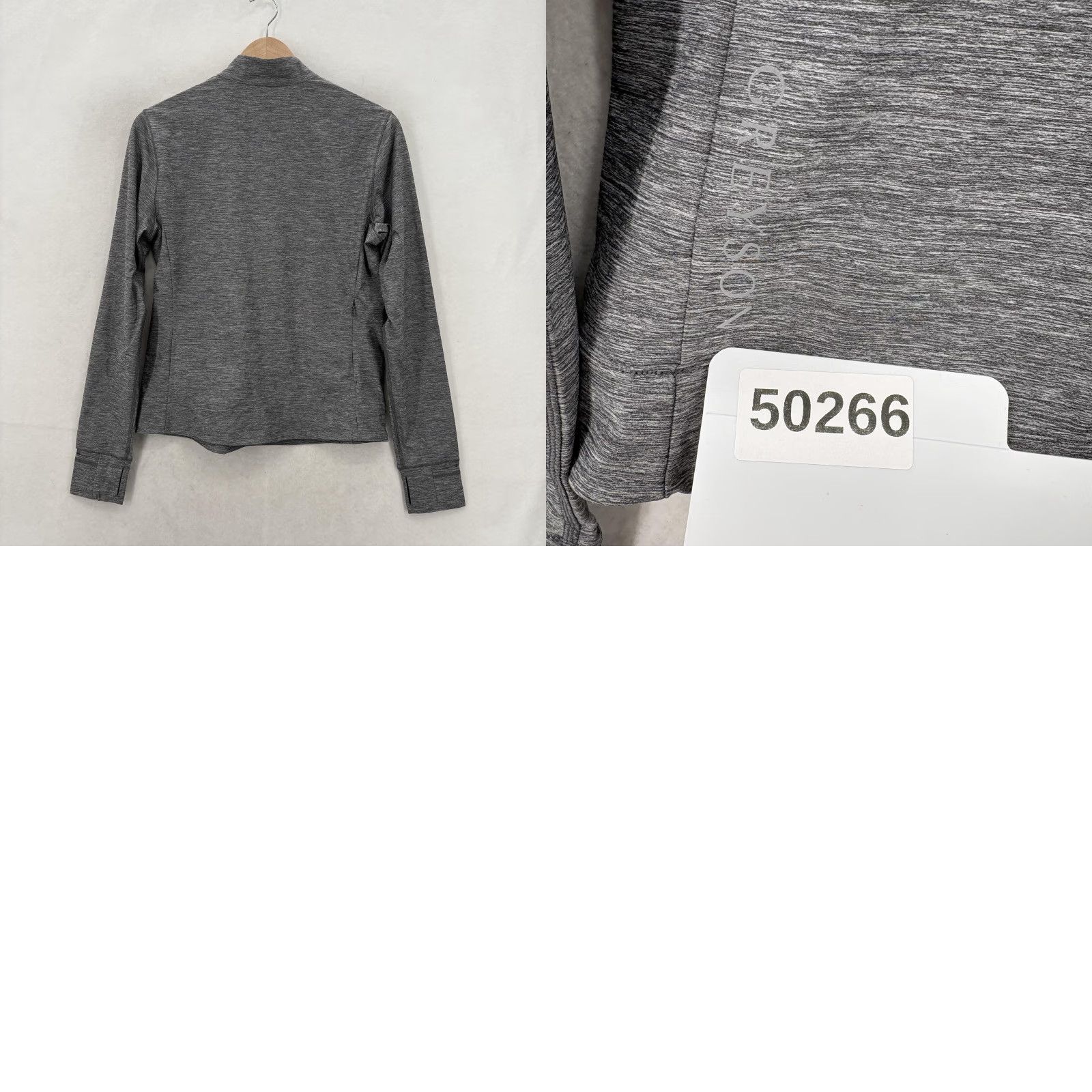 Vintage Greyson Halley II Melange Pullover Womens M Gray Quarter Zip Golf Florida Shirt Size M / US 6-8 / IT 42-44 - 9 Thumbnail