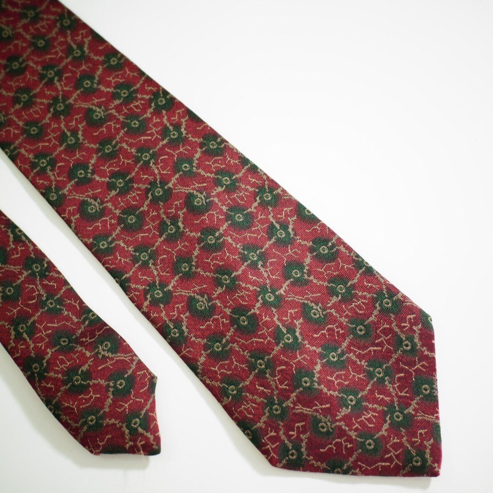 Giorgio Armani Giorgio Armani Cravatte Red Black Abstract Geometric Print W Size ONE SIZE - 1 Thumbnail