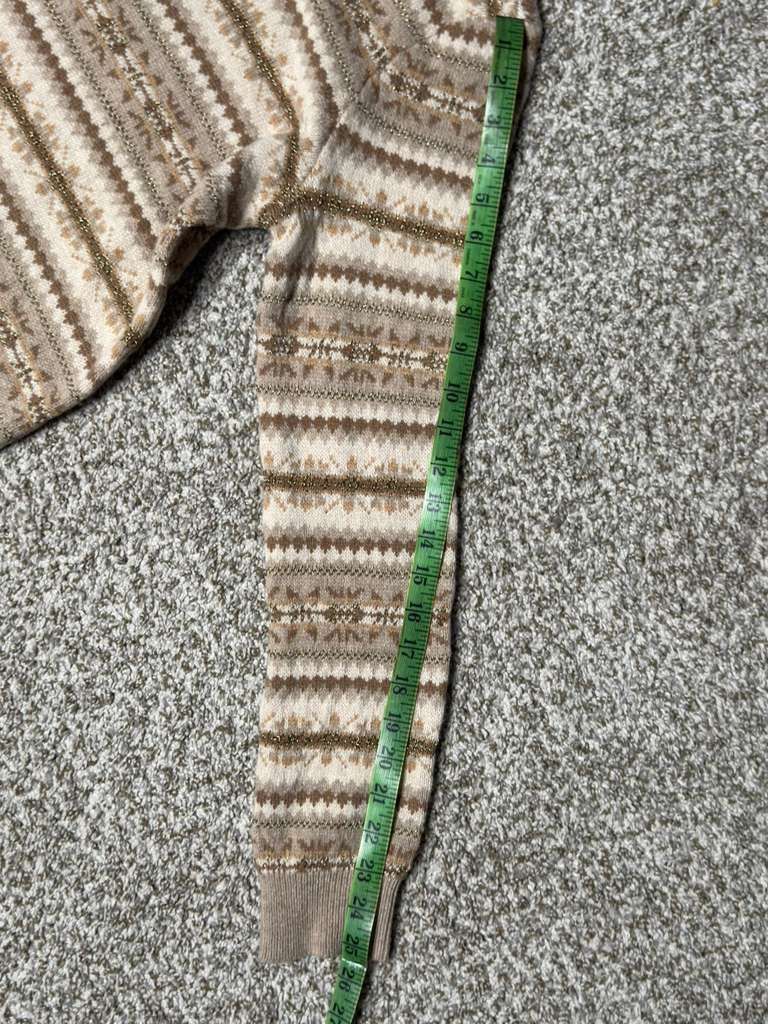 Lauren Ralph Lauren NWT Lauren Ralph Lauren Delyna Fair Isle Wool-Blend Sweater Size L / US 10 / IT 46 - 3 Thumbnail