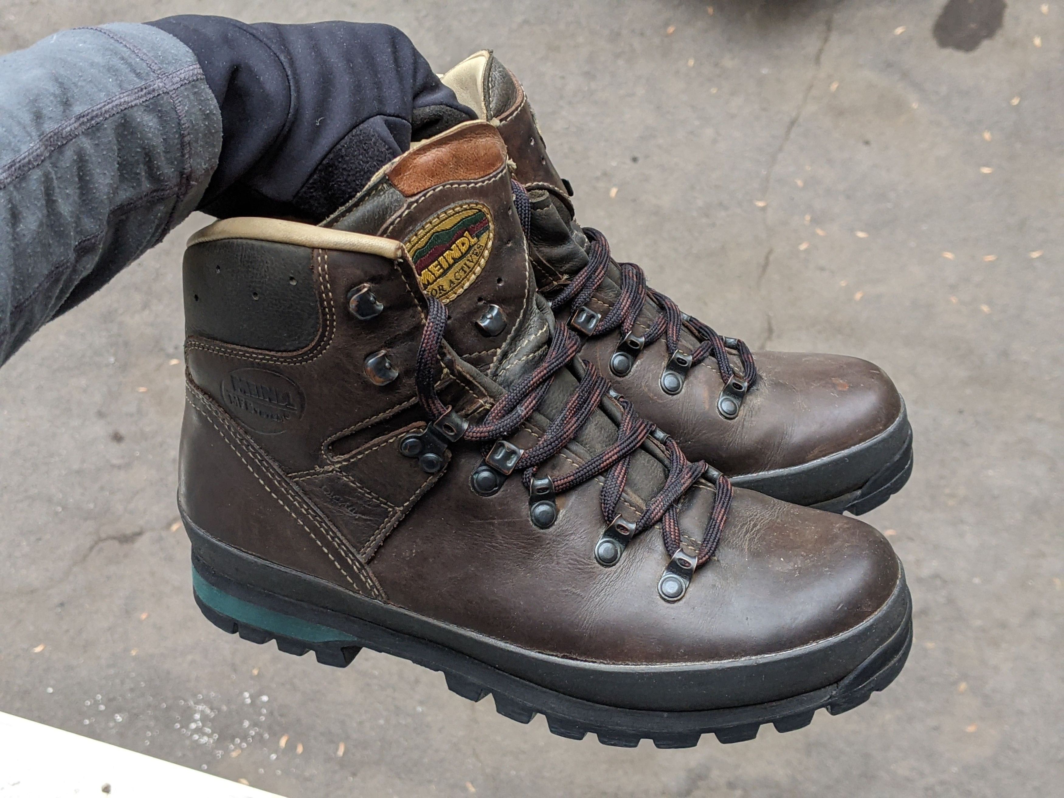 LOWA Meindl Leather Hiking Boots LaSportiva Scarpa Vibram Vintage Size US 8 / EU 41 - 6 Thumbnail