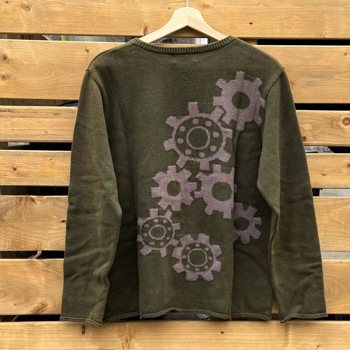 Undercover Undercover SS98 Gear Knit Sweater By Jun Takahashi Size US M / EU 48-50 / 2 - 5 Thumbnail
