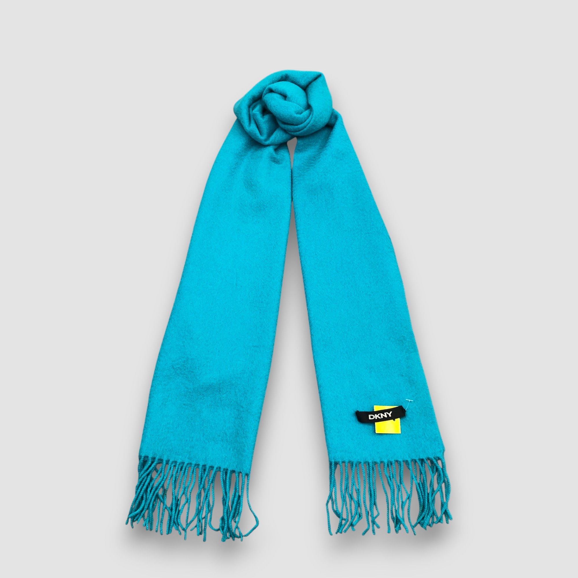 DKNY Vintage DKNY Scarf Muffler Wool Fringe Winter Neck Scarves Size ONE SIZE - 1 Thumbnail