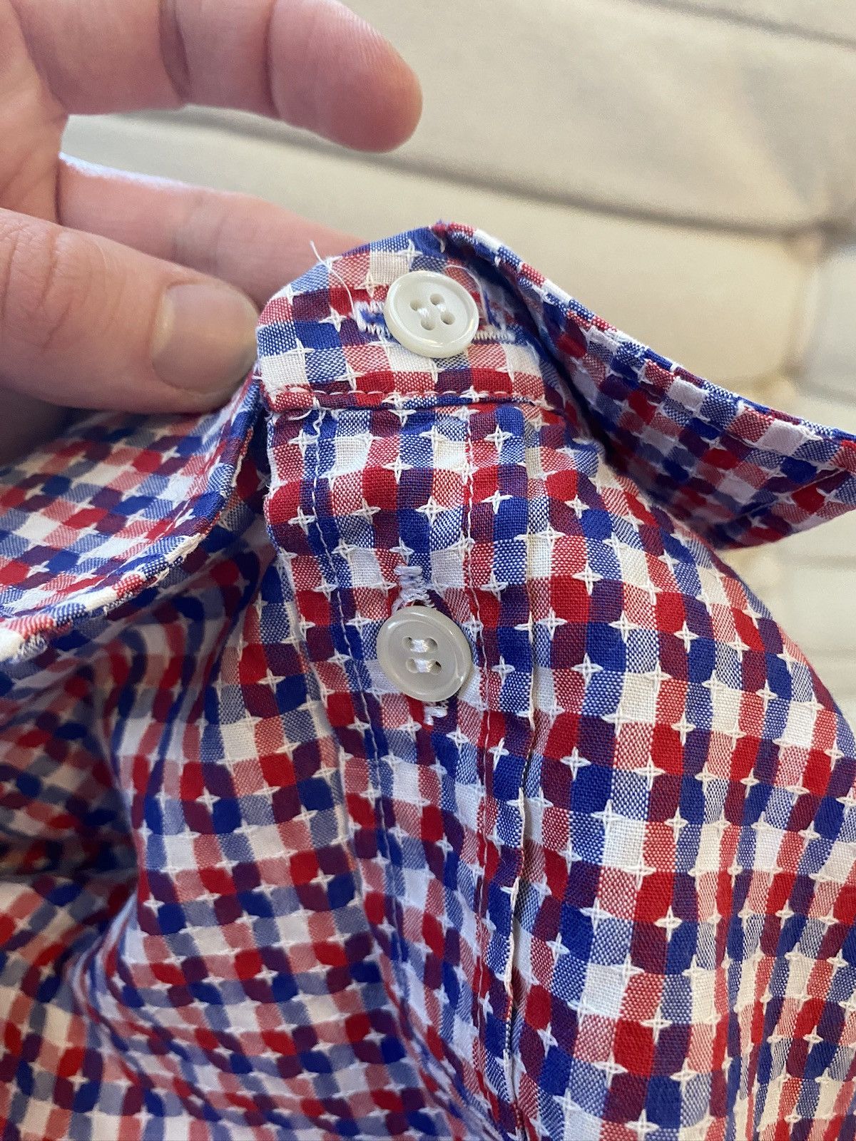 Raf Simons Raf Simons SS96 Checkered Button Up Size US S / EU 44-46 / 1 - 7 Thumbnail