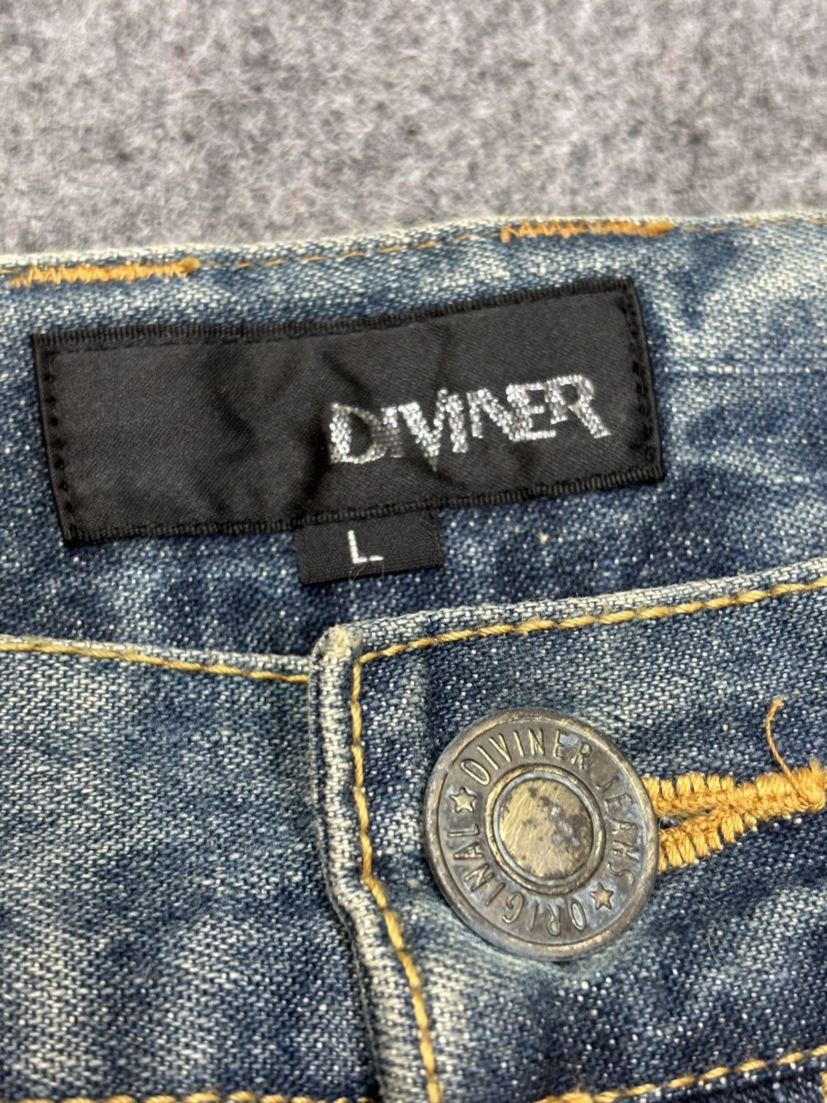 Japanese Brand DIVINER Japan Distressed Carpenter Denim F689 Size US 34 / EU 50 - 7 Thumbnail