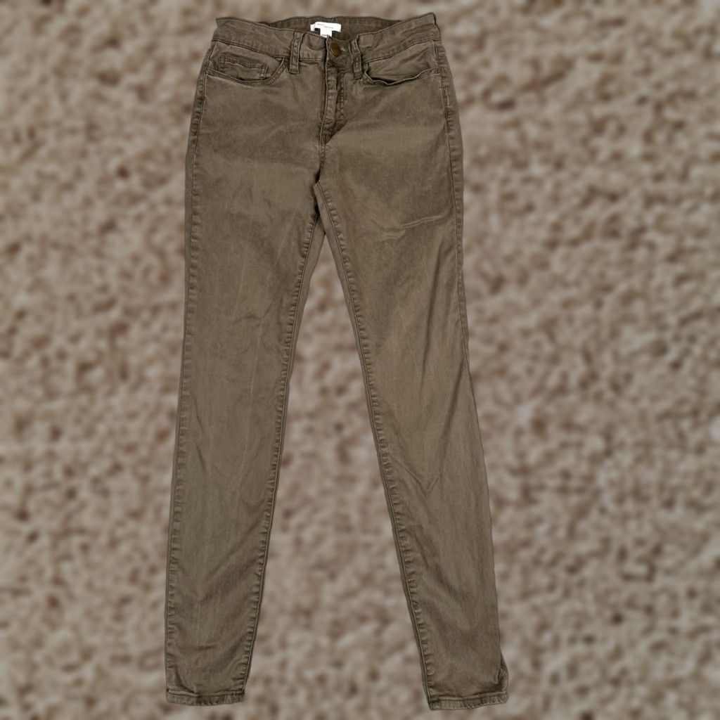 Vintage Daily Ritual Jeans Women's 6 Regular Mid Brown Denim Distressed 5-Pocket Cotton 26x28 Size 28" / US 6 / IT 42 - 1 Thumbnail