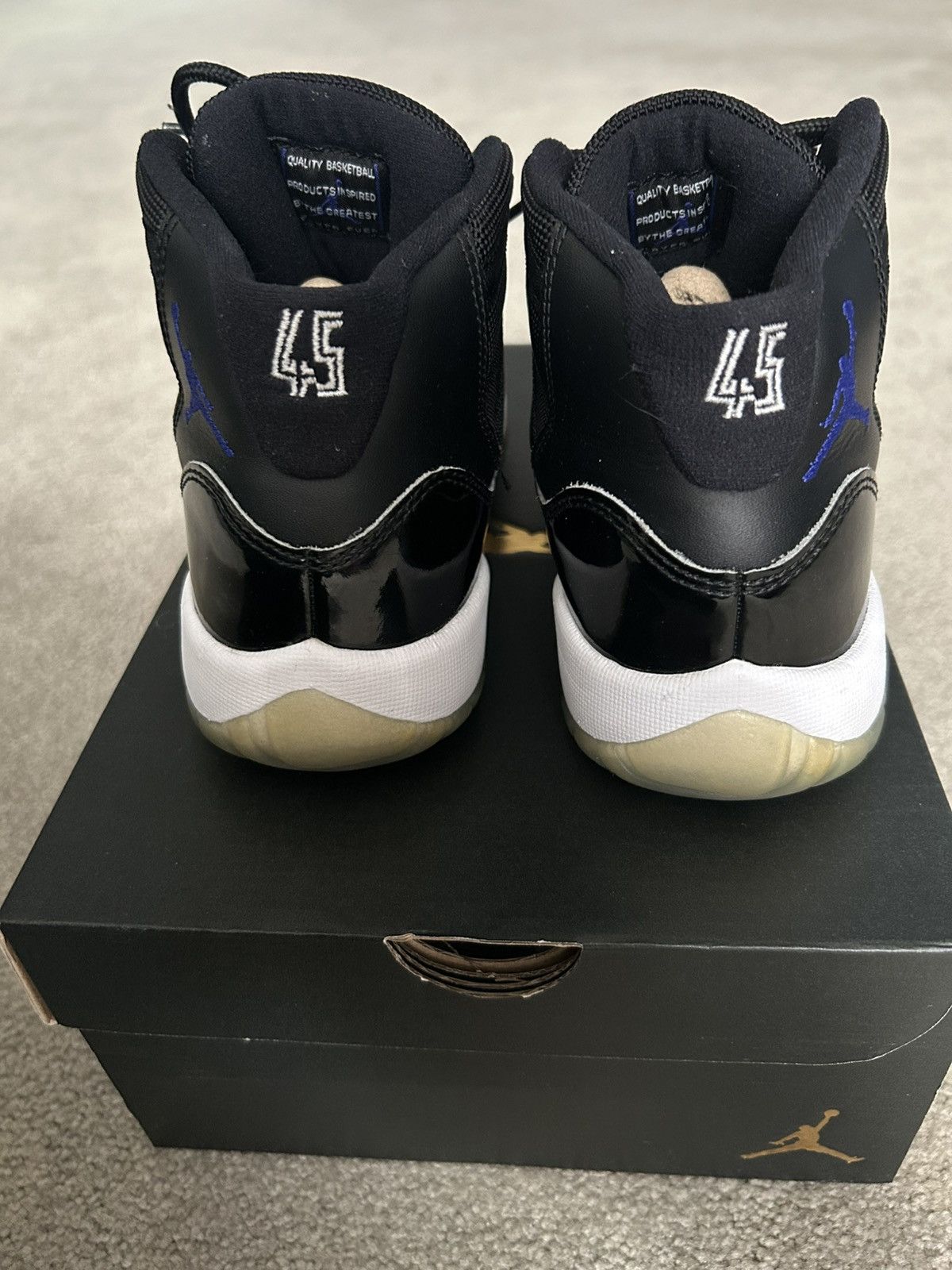 Jordan Brand × Nike Air Jordan 11 Retro Space Jam 3.5Y Size US 5 / IT 35 - 3 Thumbnail