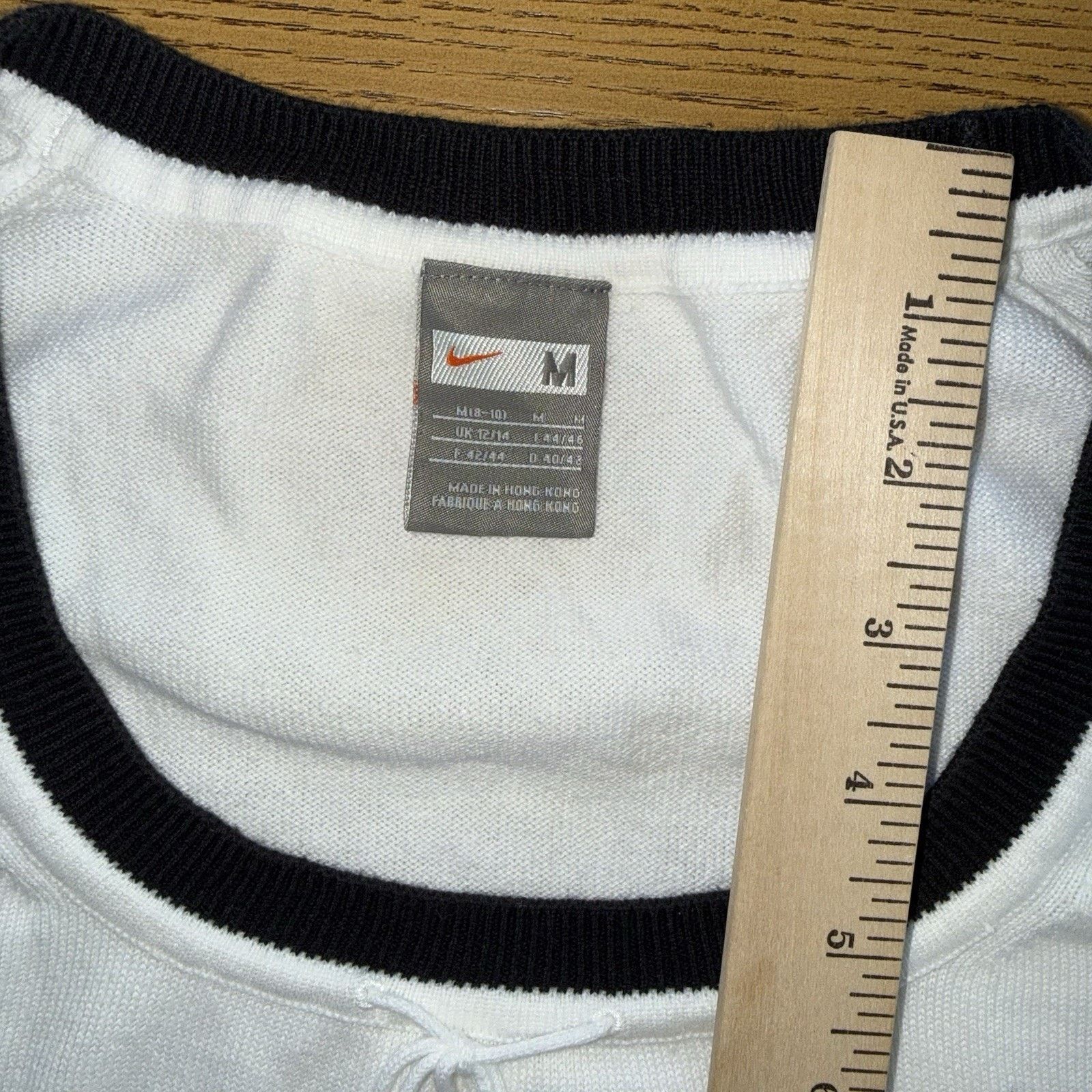 Nike Vintage Nike Women’s Ringer Lightweight Sweater Hong Kong M Size M / US 6-8 / IT 42-44 - 7 Thumbnail