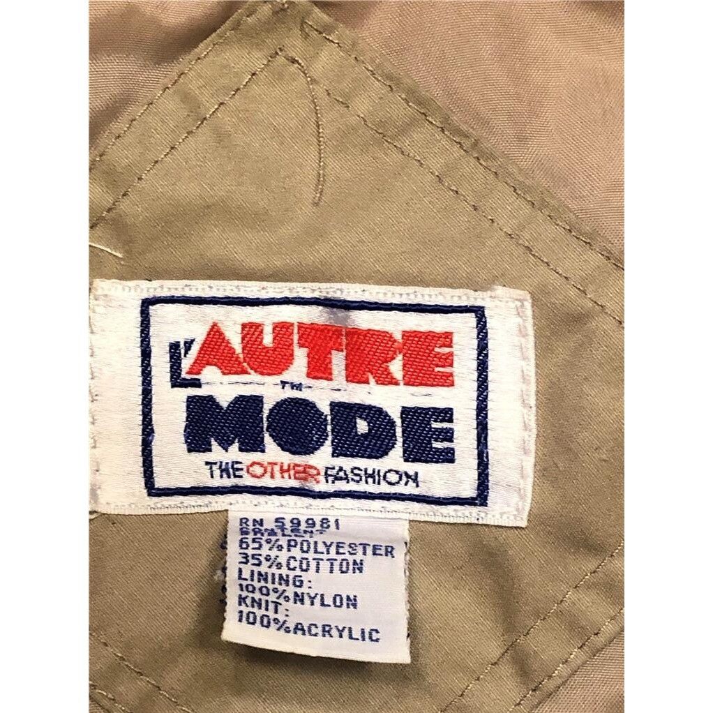 Other L'Autre Mode Tan Large Bomber Jacket Size US L / EU 52-54 / 3 - 3 Thumbnail