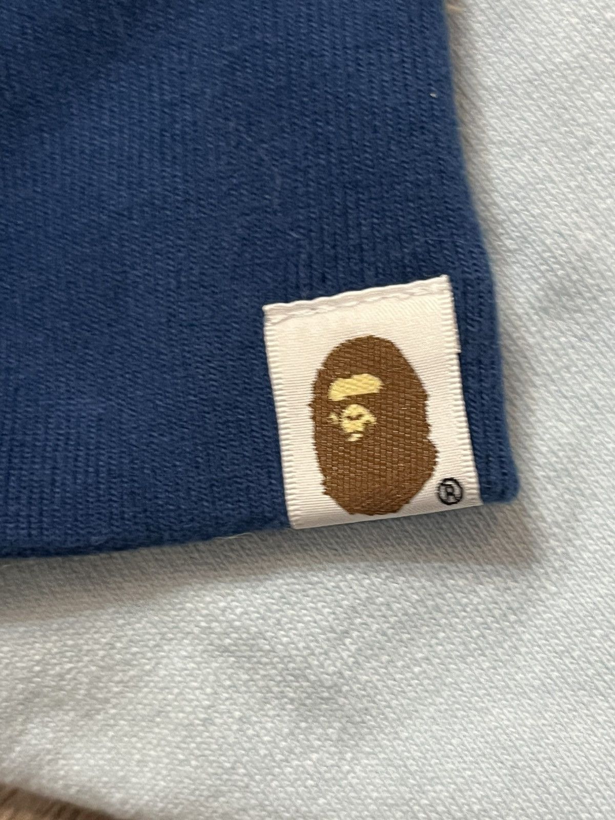 Bape A Bathing Ape Blue Gradient Zip Up College Print Hoodie Size US XL / EU 56 / 4 - 8 Thumbnail