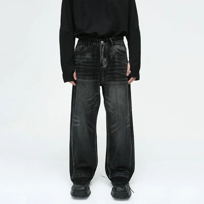 Jean × Vintage Vintage Jeans Street Niche Loose Size US 29 - 1 Thumbnail
