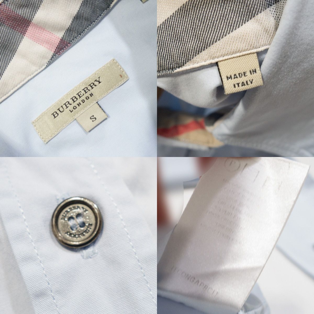 Burberry 00s Nova Check Details Military Style Shirt Made in Italy Size S / US 4 / IT 40 - 8 Thumbnail