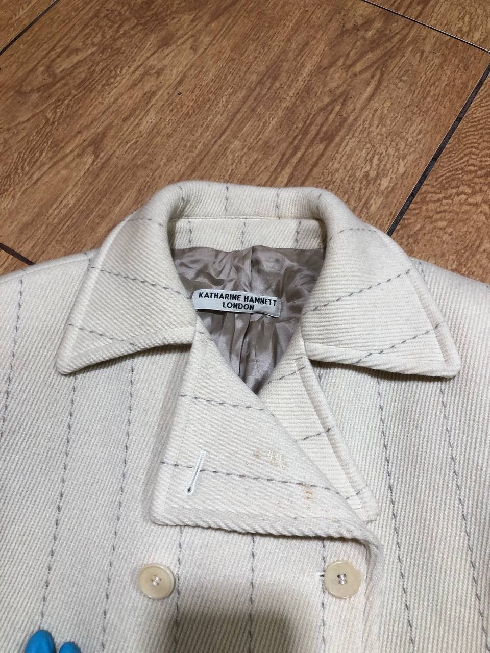 Katharine Hamnett London Katharine Hamnett London Striped Warm Coat Size M / US 6-8 / IT 42-44 - 10 Thumbnail