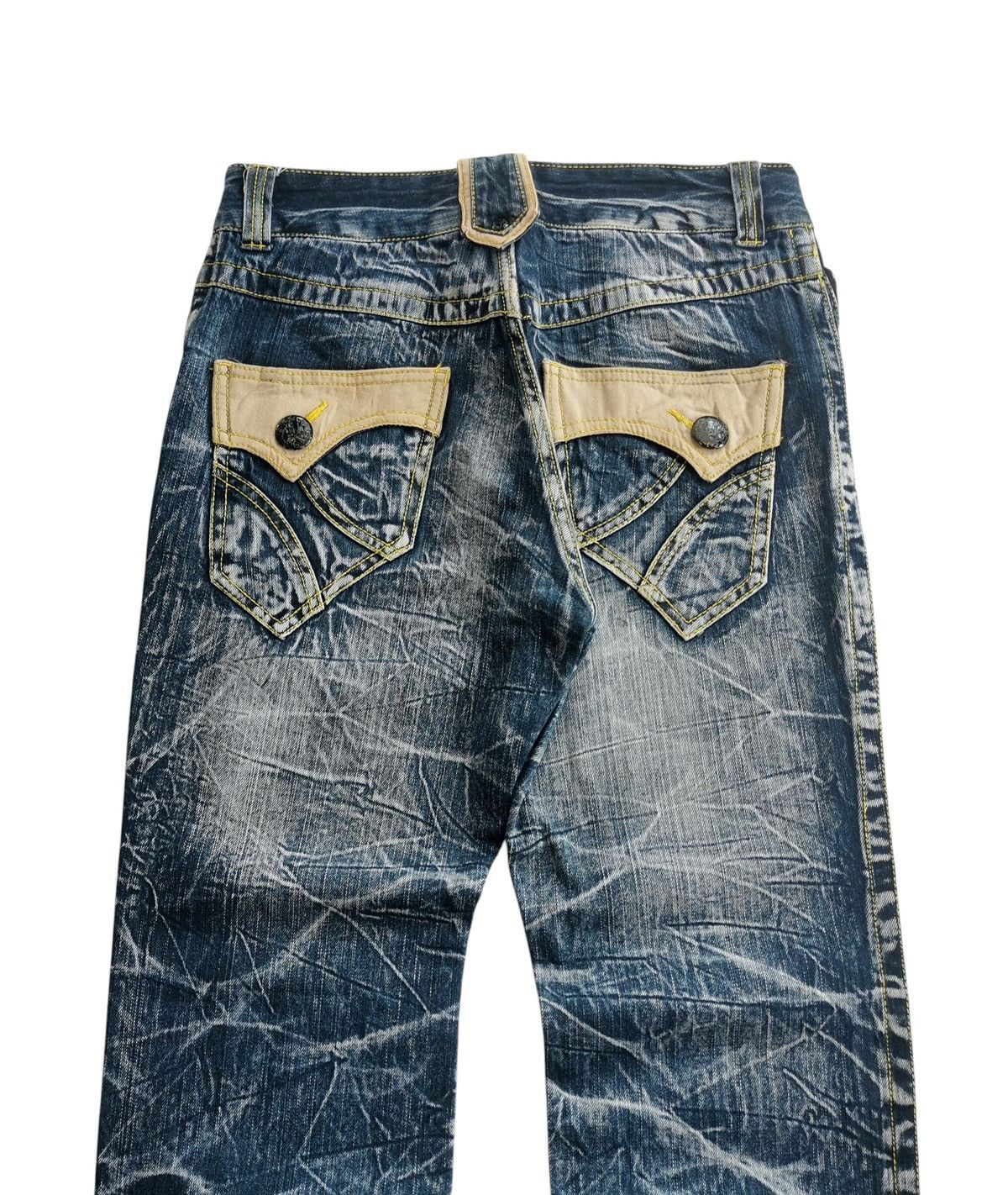 Tornado Mart Blow By Blue whiskering jeans style tornado mart Size US 30 / EU 46 - 4 Thumbnail