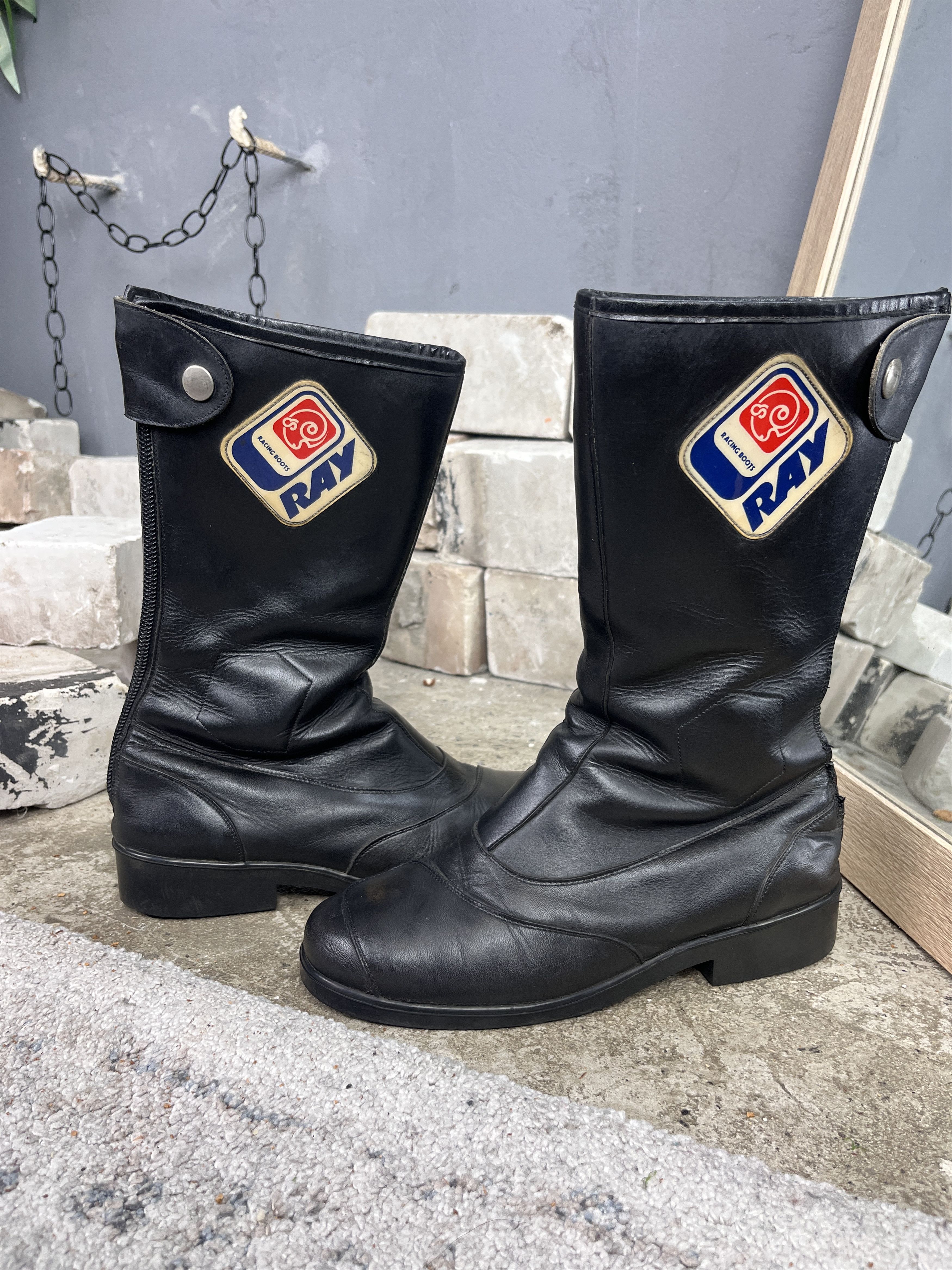 Other 1990s RAY RACING LEATHER MOTO BOOTS - 5130 Size US 9 / EU 42 - 2 Thumbnail