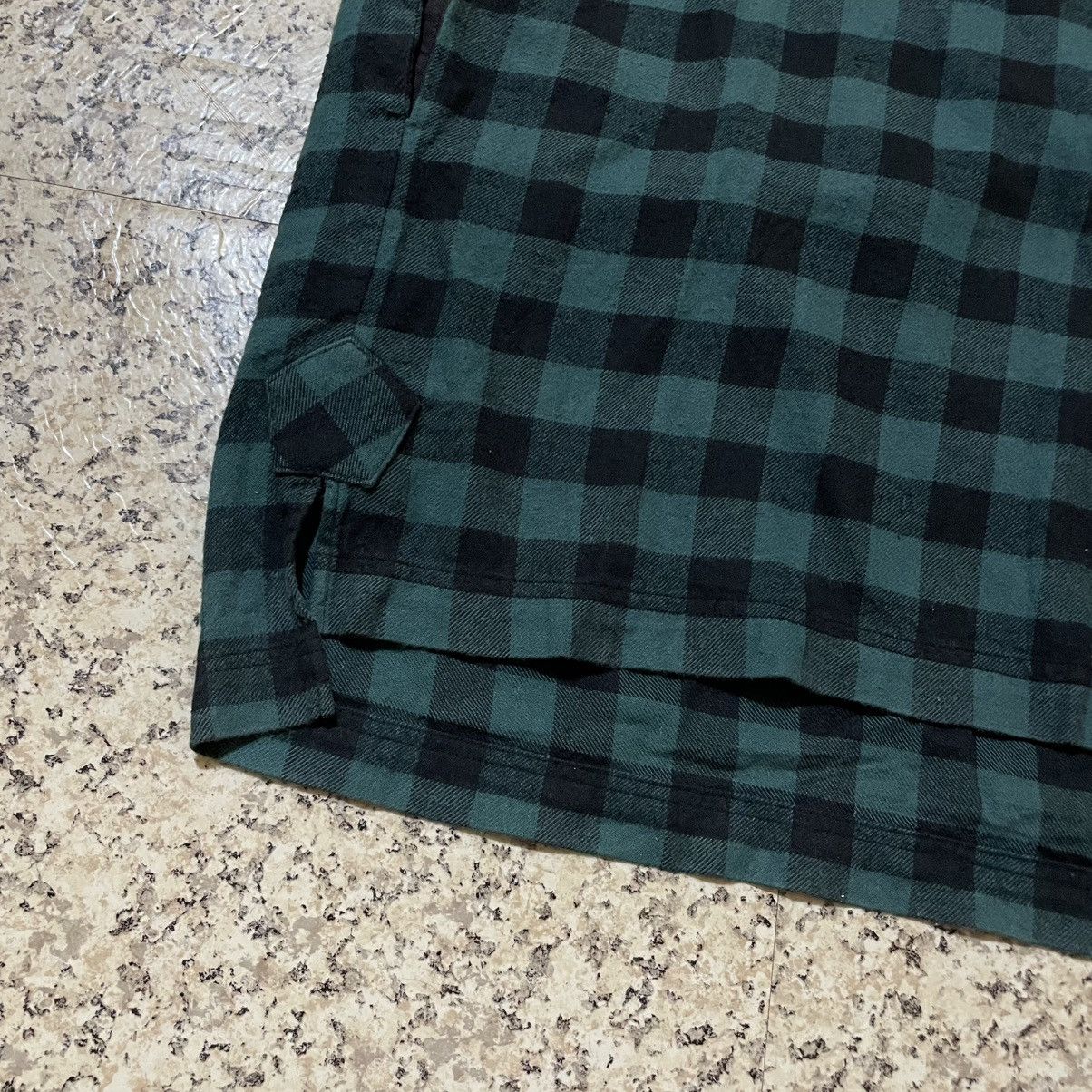 Sacai Sacai SS17 Buffalo Check Plaid Shirt w/ Shoulder Zipper RARE Size US L / EU 52-54 / 3 - 9 Thumbnail