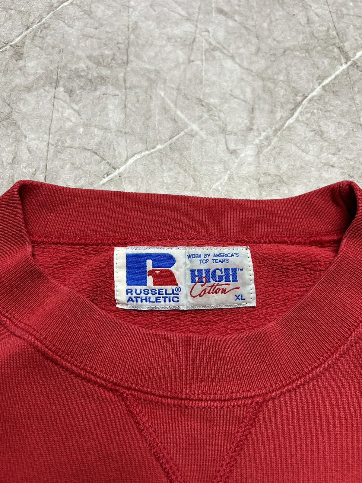 Russell Athletic × Vintage Russel athletic vintage sweatshirt big logo 90s Streetwear Size US XL / EU 56 / 4 - 5 Thumbnail