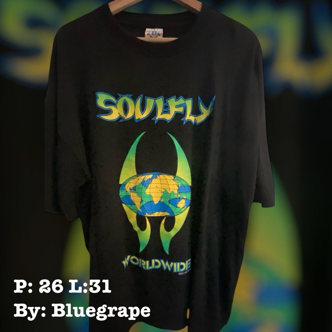 Band Tees Soulfly - One World One Tribe Band Tee by Blue Grape Size US XL / EU 56 / 4 - 1 Thumbnail