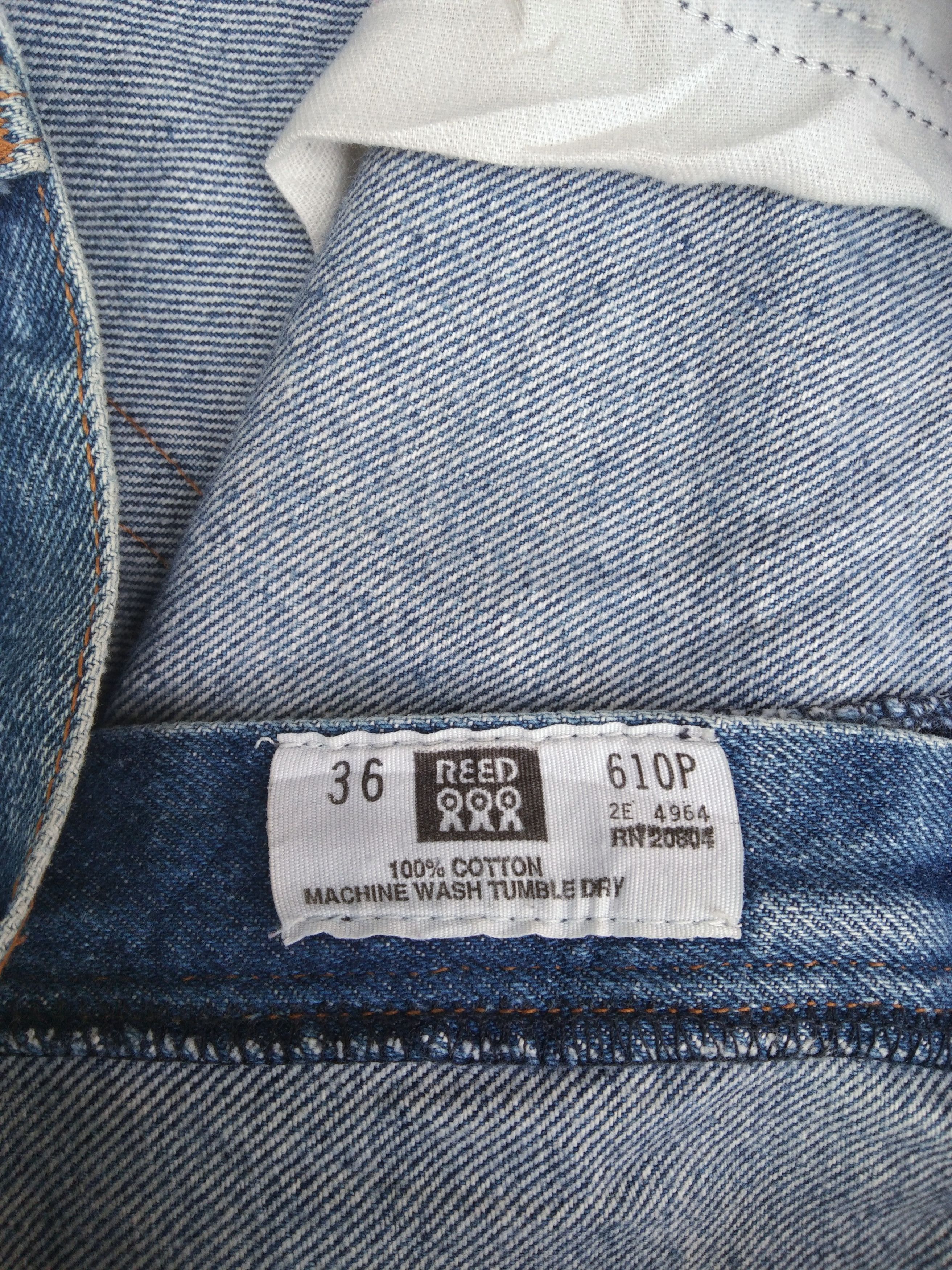 Jean 90s Vintage Double Knot By Reed USA Distressed Jeans 36x34 Size US 36 / EU 52 - 7 Thumbnail