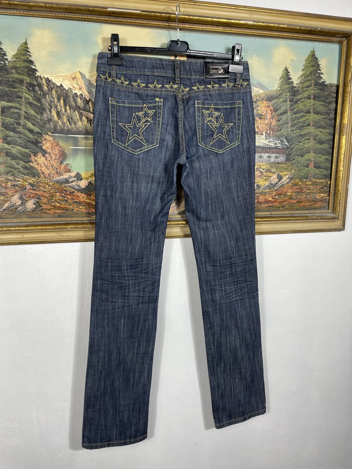 If Six Was Nine × Japanese Brand × Le Grande Bleu (L.G.B.) Avant Garde Boot Cut Denim Jenas Vintage Y2k Flare Trousers Size 30" / US 8 / IT 44 - 8 Thumbnail