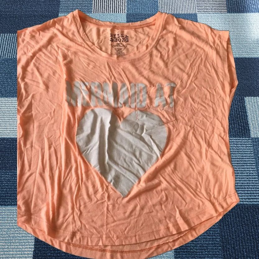 Billabong Billabong Small Cropped Shirt Mermaid At Heart Graphic Print Top Ladies Shirt Cropped T-Shirt Multicolor Womens Girls Size S / US 4 / IT 40 - 1 Thumbnail