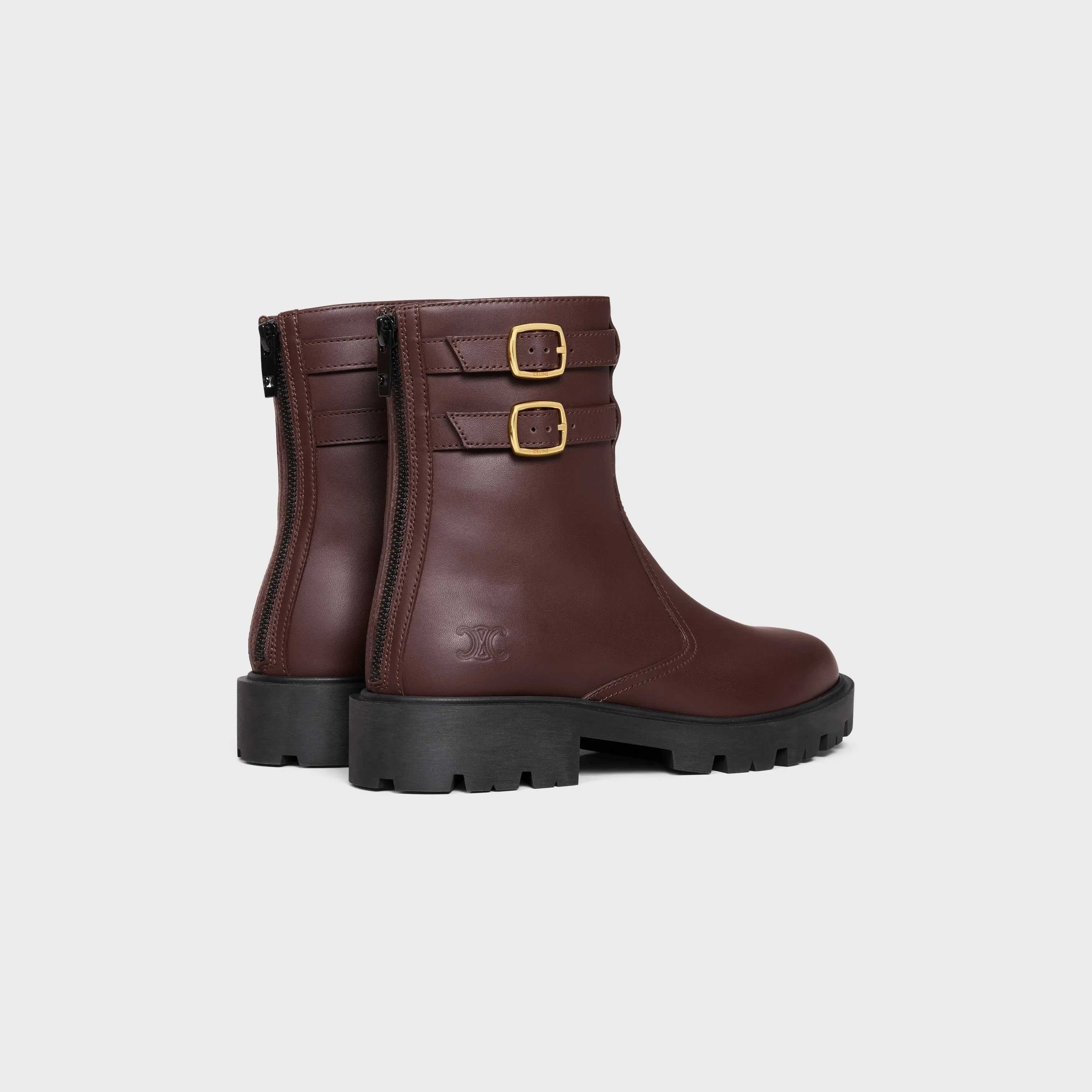 Celine o1bcso1str1225 356723554C Double Buckle Zipped Boots Size US 8 / IT 38 - 2 Thumbnail