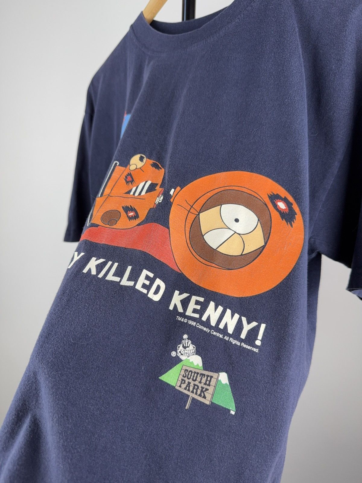Vintage Vintage SOUTH PARK T Shirt Graphic Tee 1998 Killed Kenny Size US L / EU 52-54 / 3 - 3 Thumbnail