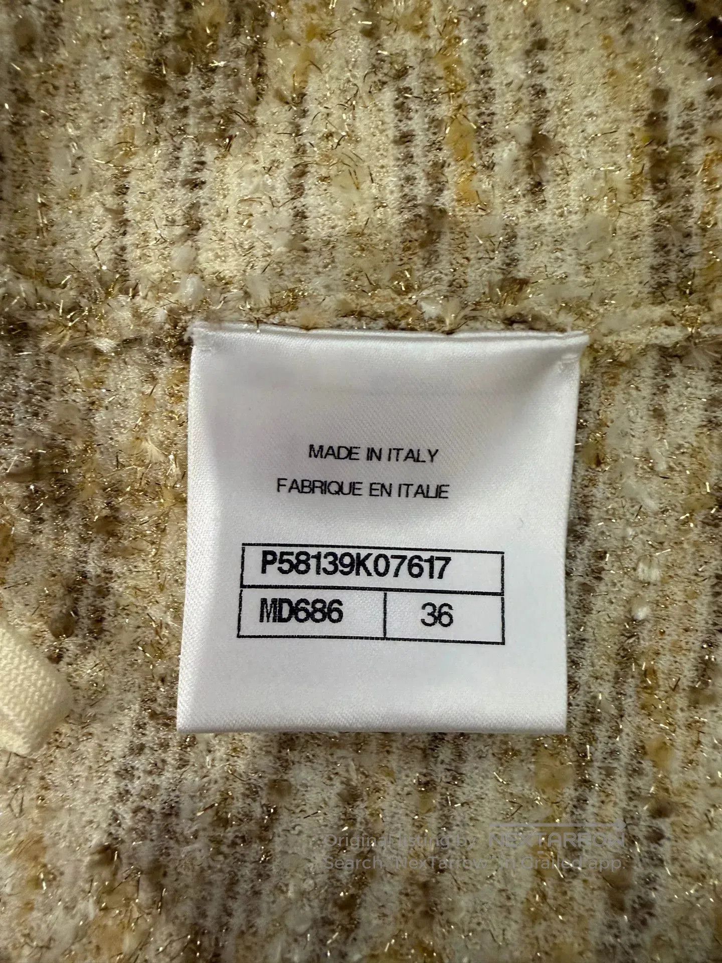 Chanel Chanel Greek Series Gold Fringe Skirt. Size US 36 / EU 52 - 3 Thumbnail