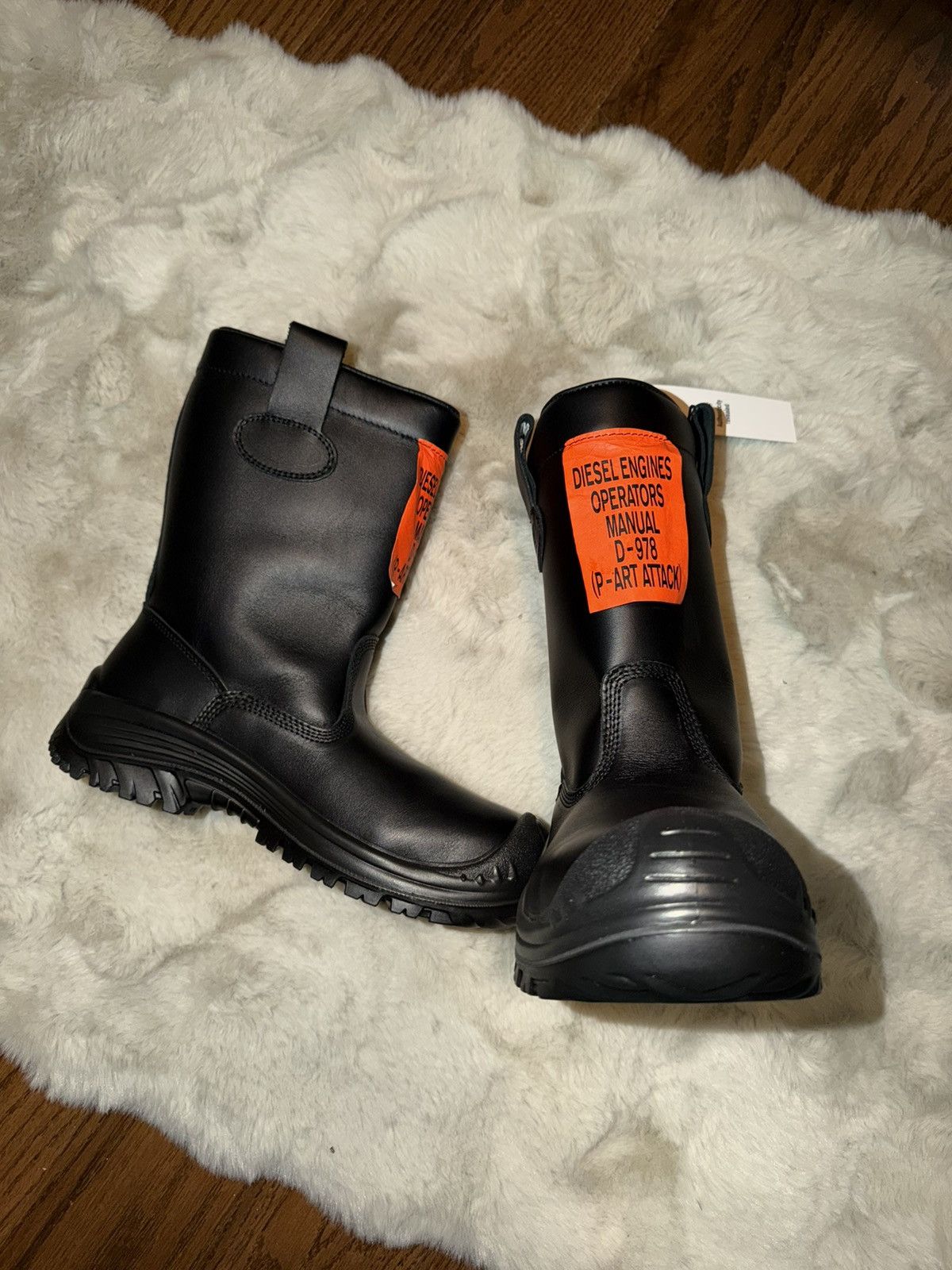 Diesel Diesel Black H-Woodkut CH Boots Size US 7.5 / EU 40-41 - 9 Thumbnail
