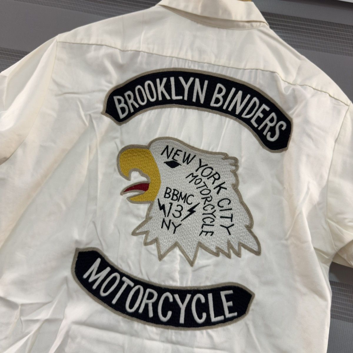 Schott Schott Brooklyn Binders Motorcycle “Ivory” Polo Short Sleeve Size US M / EU 48-50 / 2 - 18 Thumbnail