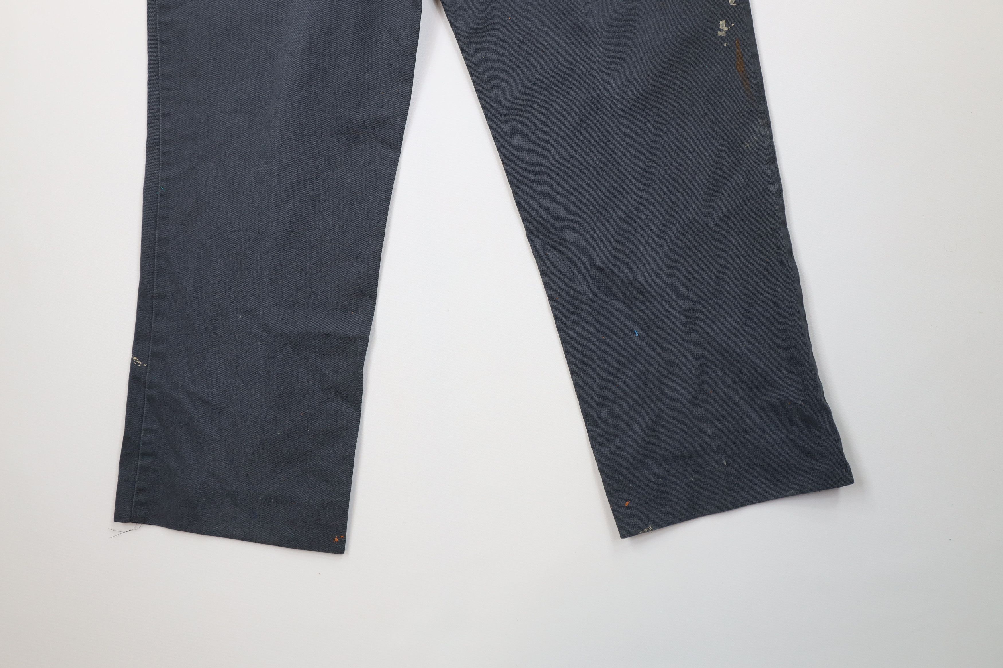 Vintage Vintage 90s Streetwear Workwear Mechanic Wide Leg Pants Gray Size US 32 / EU 48 - 13 Thumbnail