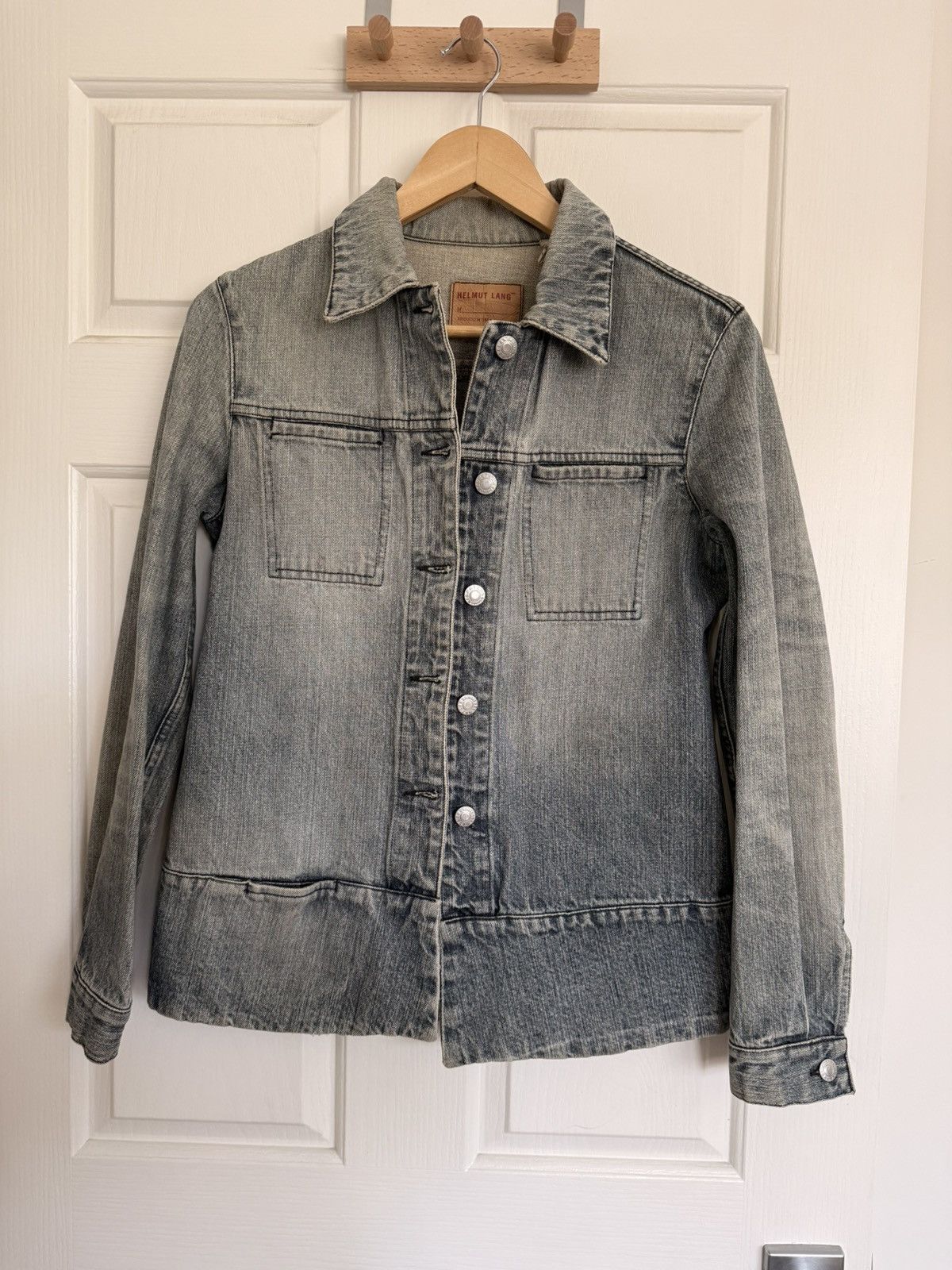 Helmut Lang Helmut Lang Archive 1998 Red Label Denim Jacket Italy Size S / US 4 / IT 40 - 1 Thumbnail