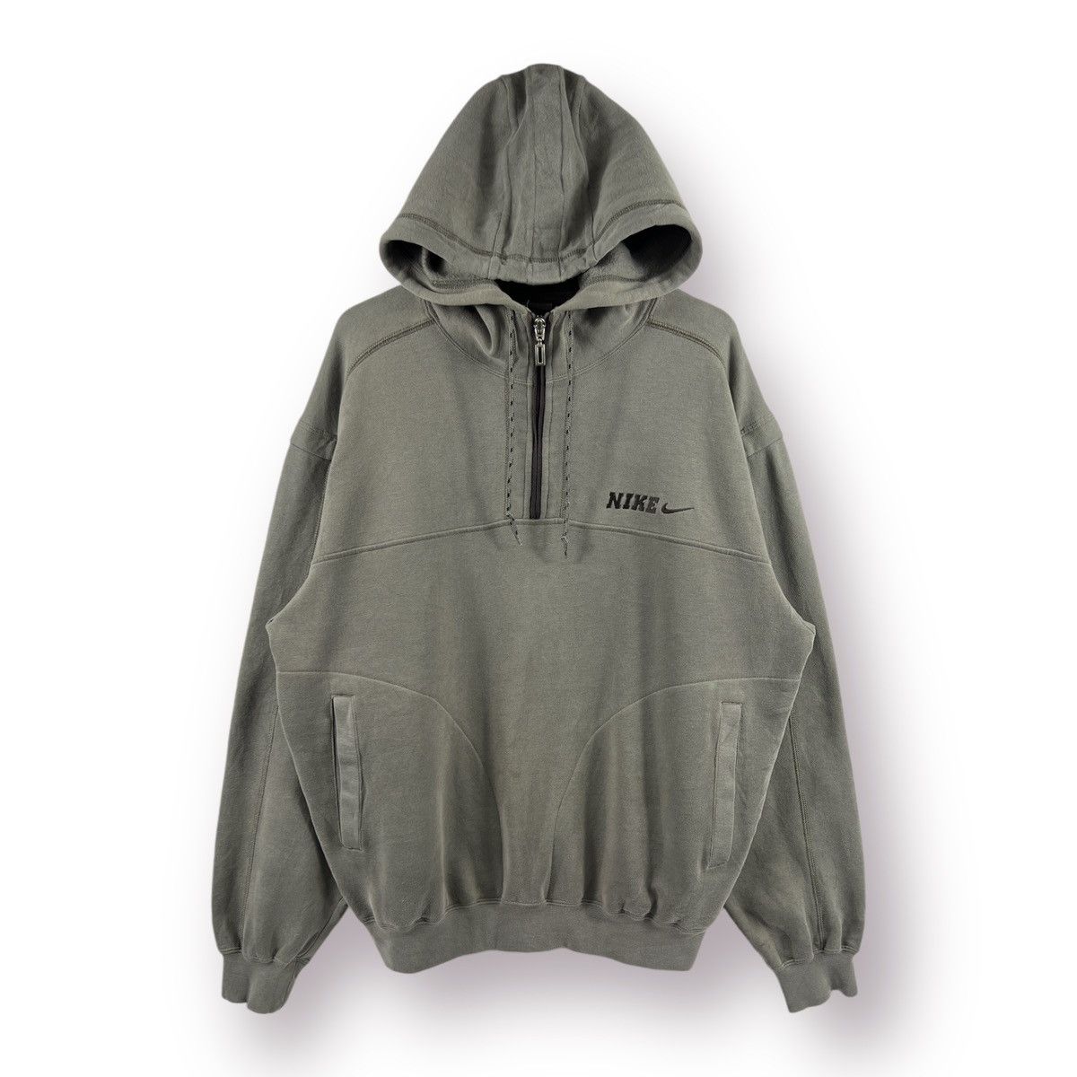 Nike 🔥 Vintage 90's Nike Streetwear Hoodie Sweatshirt - M Size US M / EU 48-50 / 2 - 1 Thumbnail