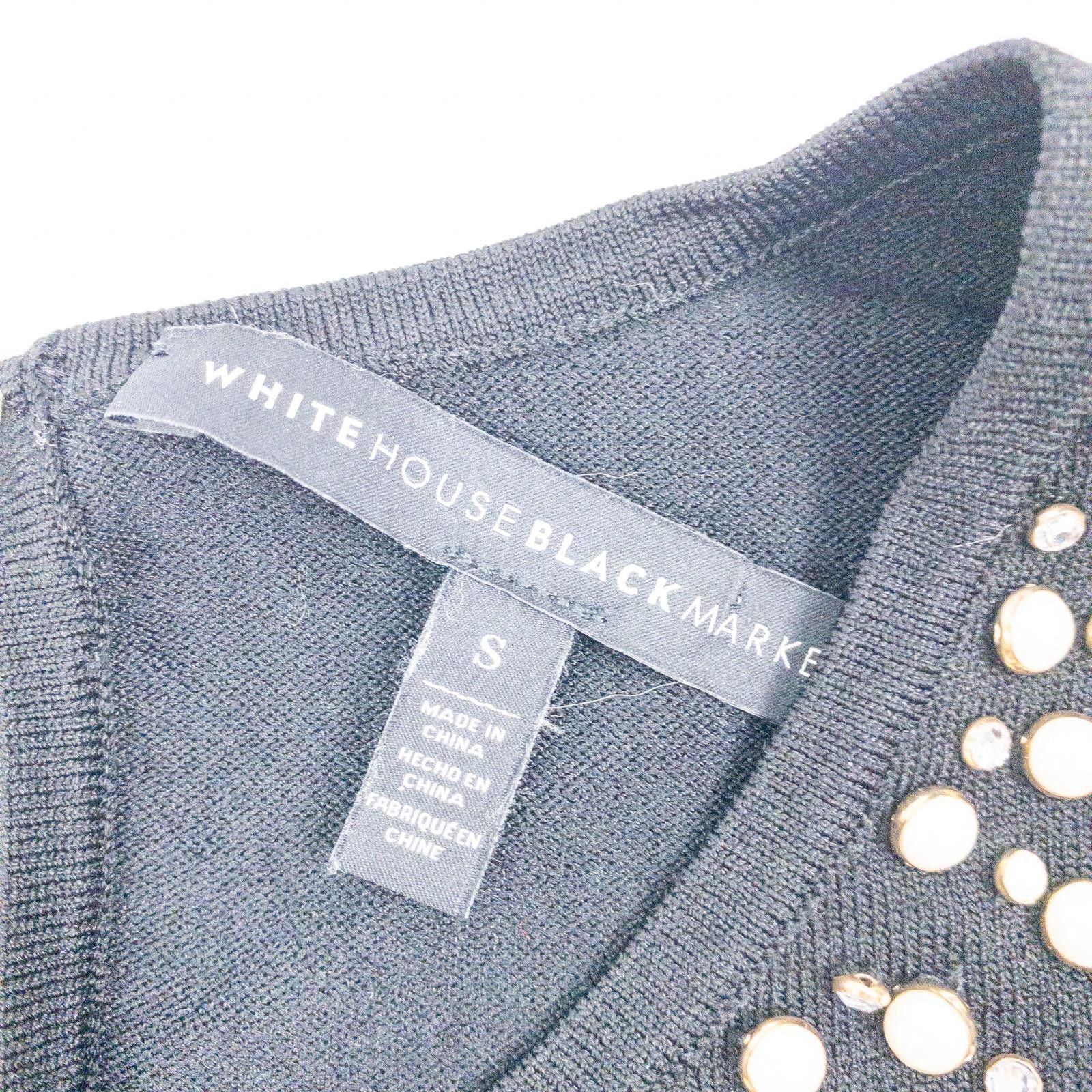 Other White House Black Market Black Beaded Sweater Womens Small Size S / US 4 / IT 40 - 9 Thumbnail