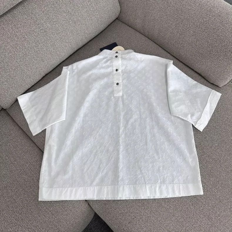 Louis Vuitton louis vuitton size 36 White chain presbyopic short sleeve s Size US M / EU 48-50 / 2 - 2 Thumbnail