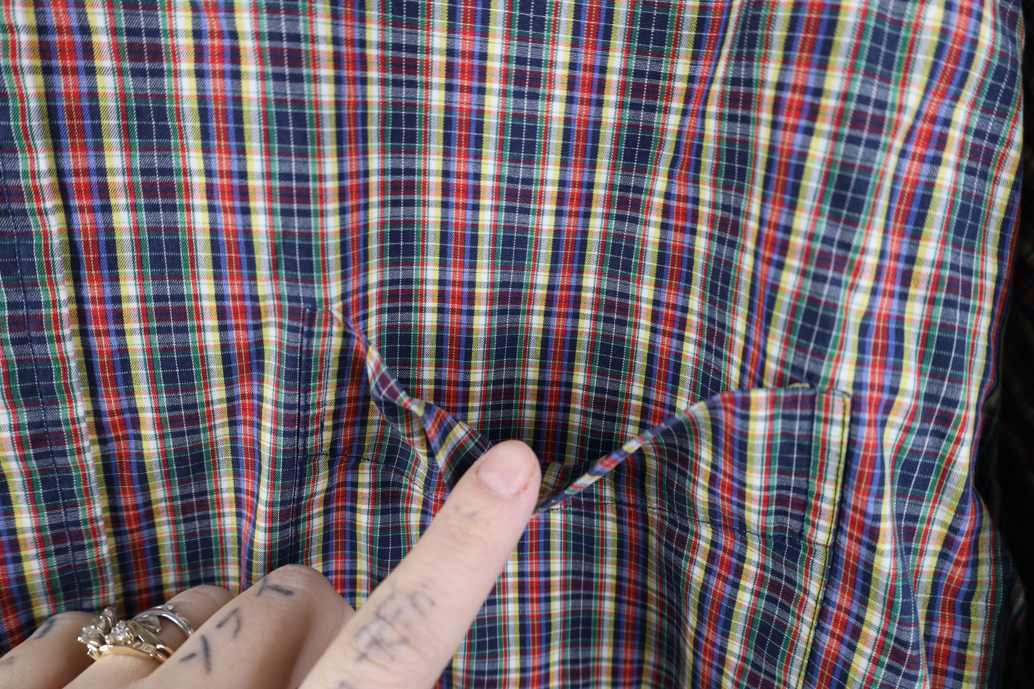 Polo Ralph Lauren Vintage 90s Ralph Lauren Rainbow Plaid Button Down Shirt Size US L / EU 52-54 / 3 - 5 Thumbnail