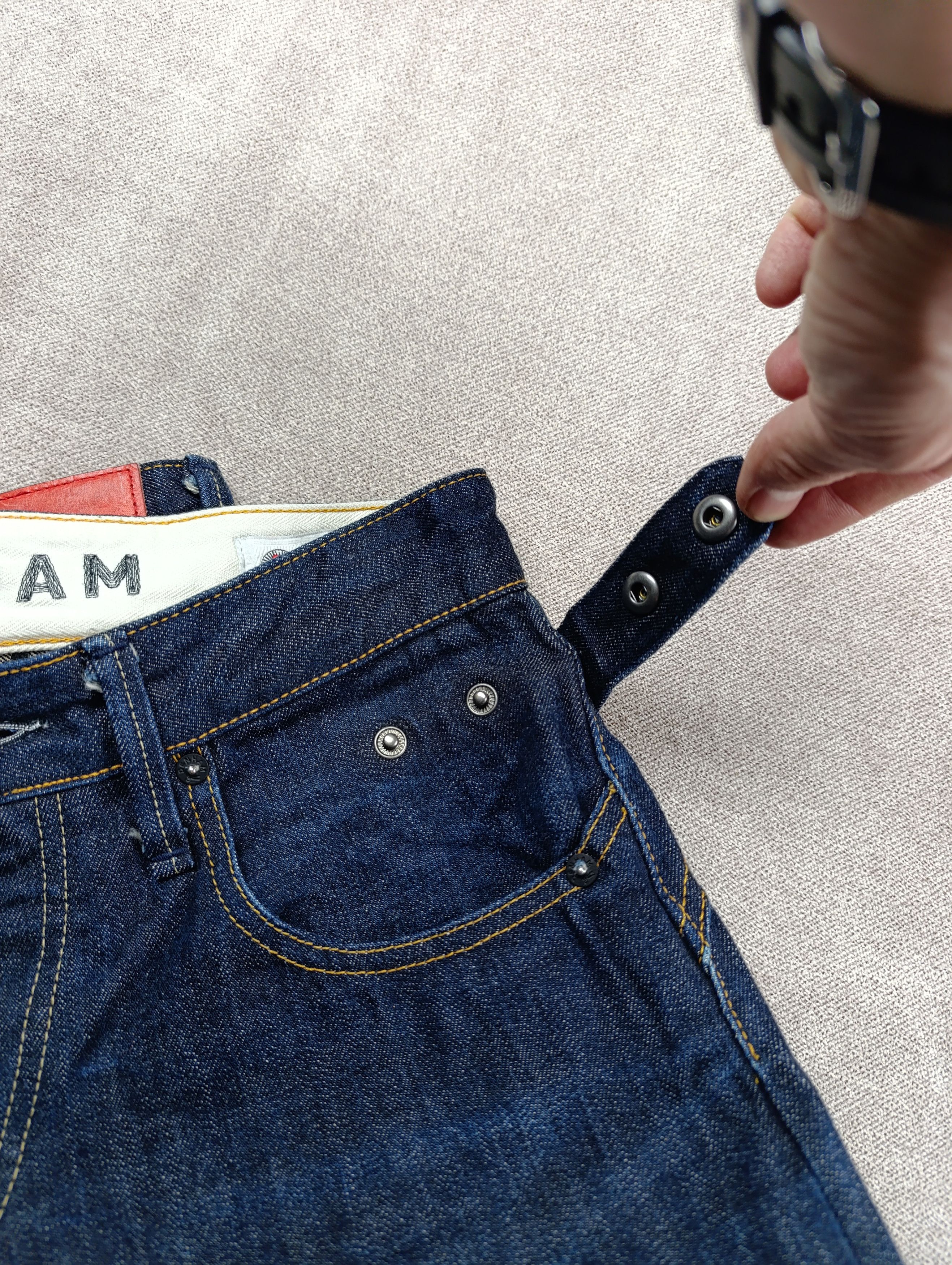 DENHAM Denham Sasuke Blade MIJ Japan Artisan Selvedge Denim Jeans Size US 29 - 11 Thumbnail